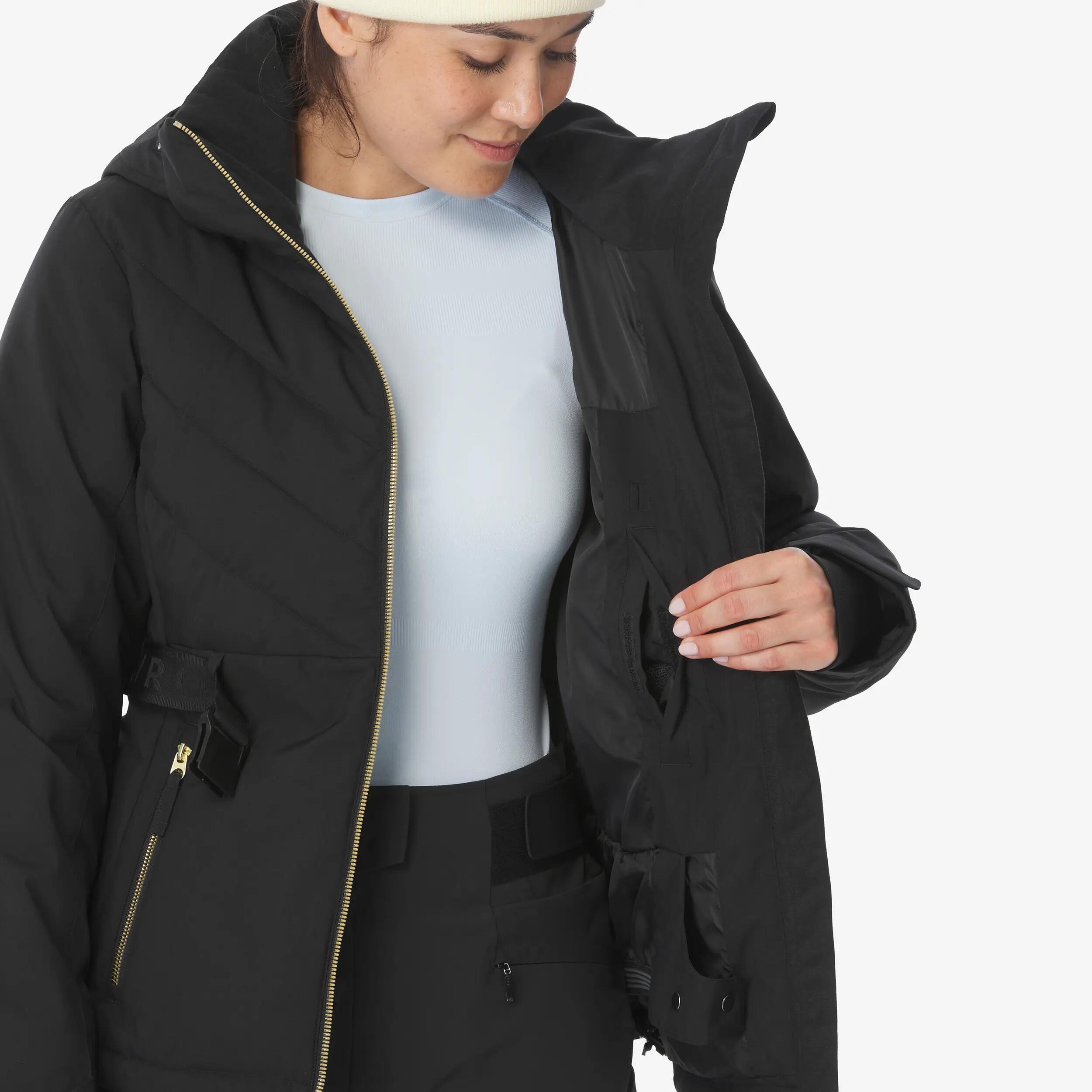 Veste de ski et snowboard chaude femme, ROXY Snowbelt noir 11/15