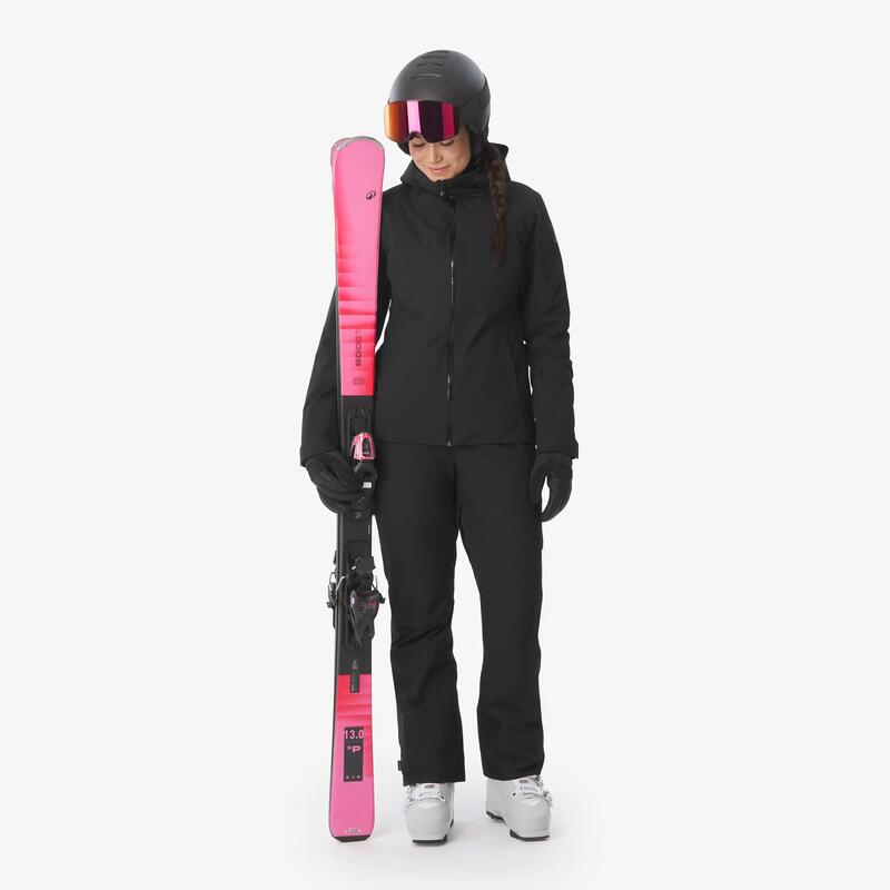 Kadın Kayak/Snowboard Montu - Siyah - 500
