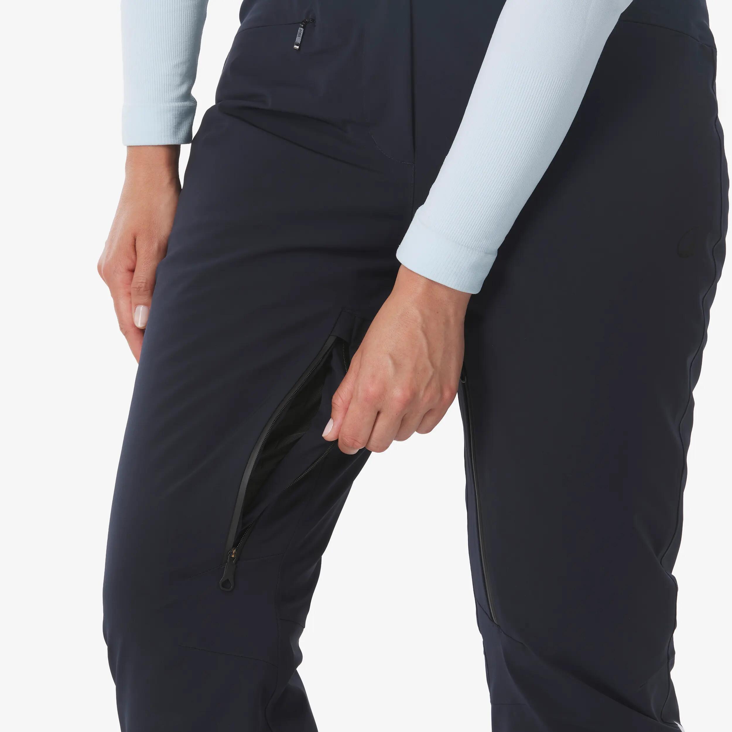 Pantalons d'esquí impermeable dona SKP 900 blau fosc  11/15