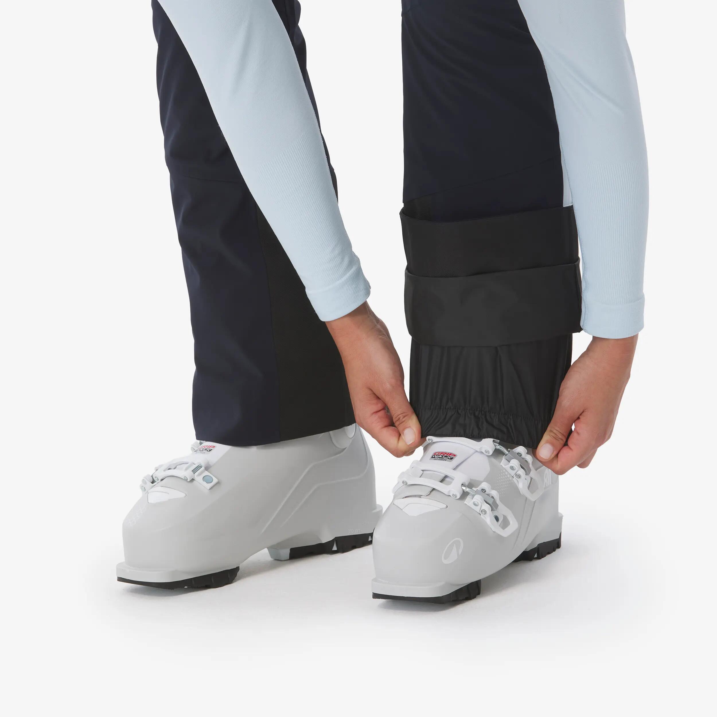 Pantalons d'esquí impermeable dona SKP 900 blau fosc  13/15