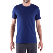 Essential Athletee Cotton Fitness T-Shirt - Dark Blue