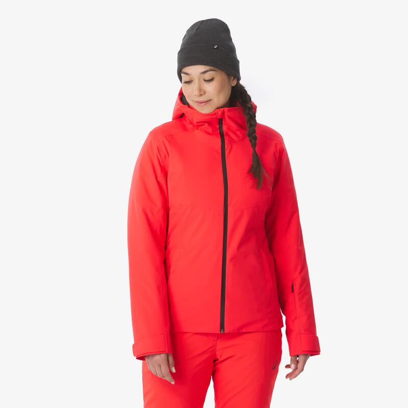Kadın Kayak/Snowboard Montu - Kırmızı - 500