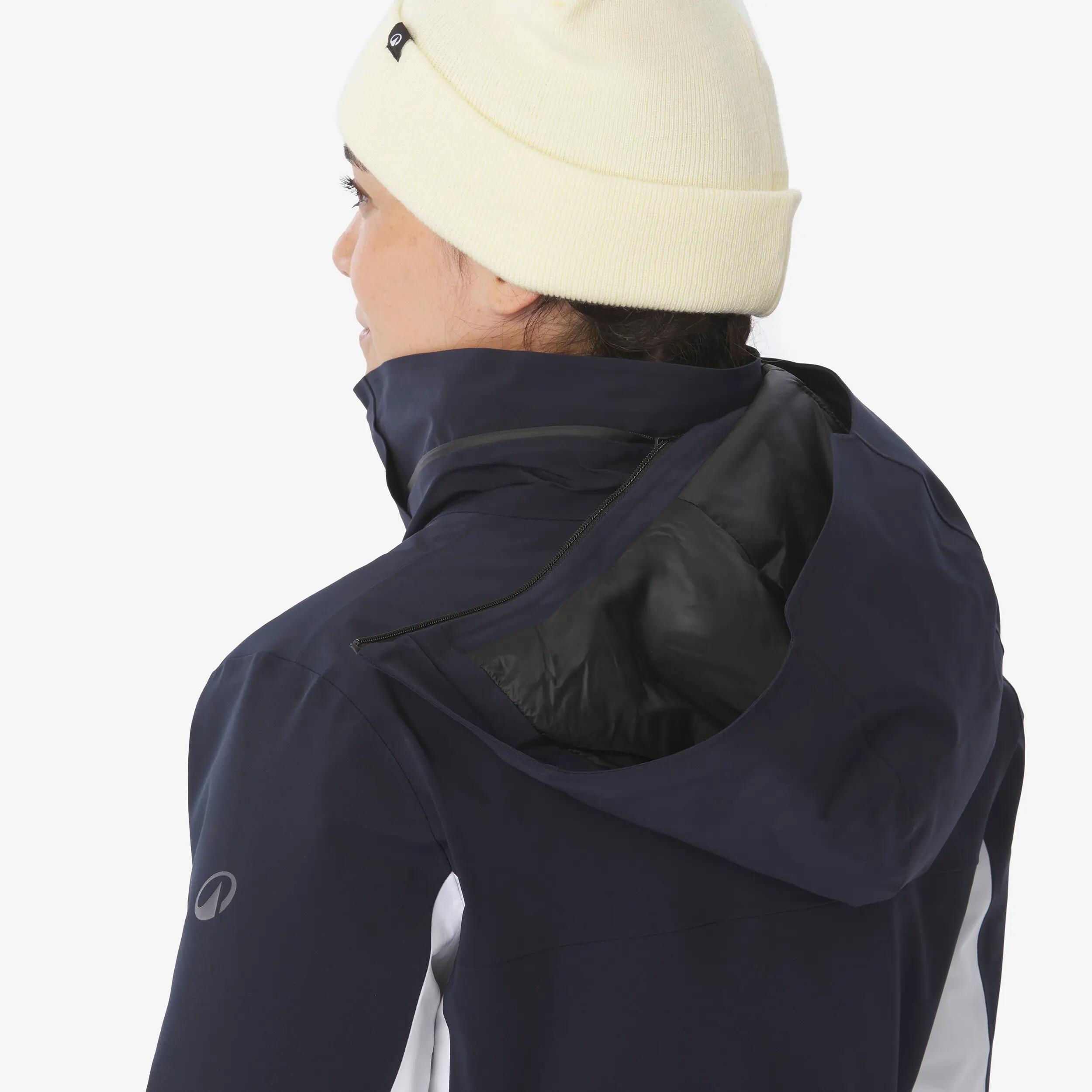 Skijacke Damen wasserdicht atmungsaktiv - SKP 900 dunkelblau/beige 10/20