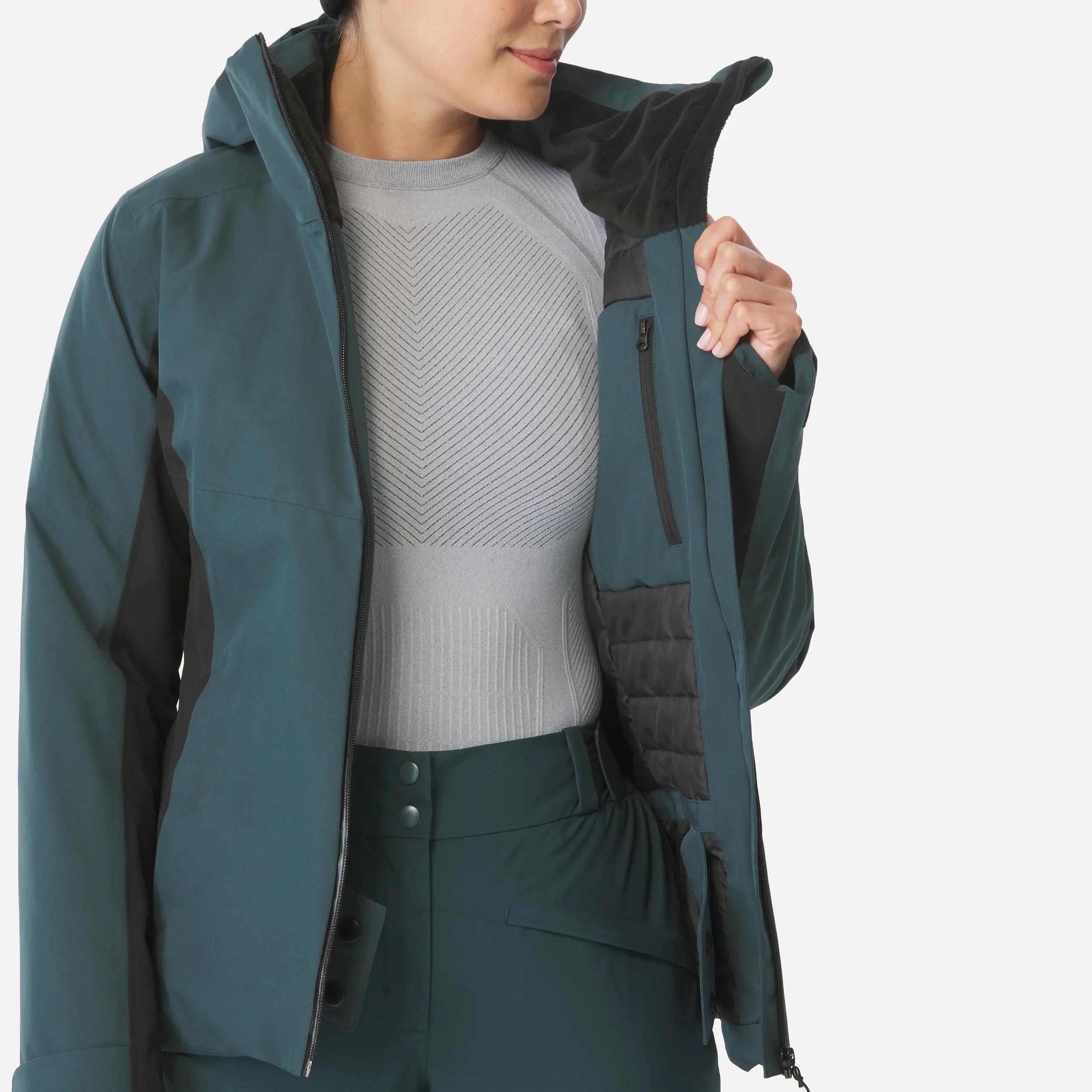 Kurtka narciarska i snowboardowa damska Quechua 500 10/22