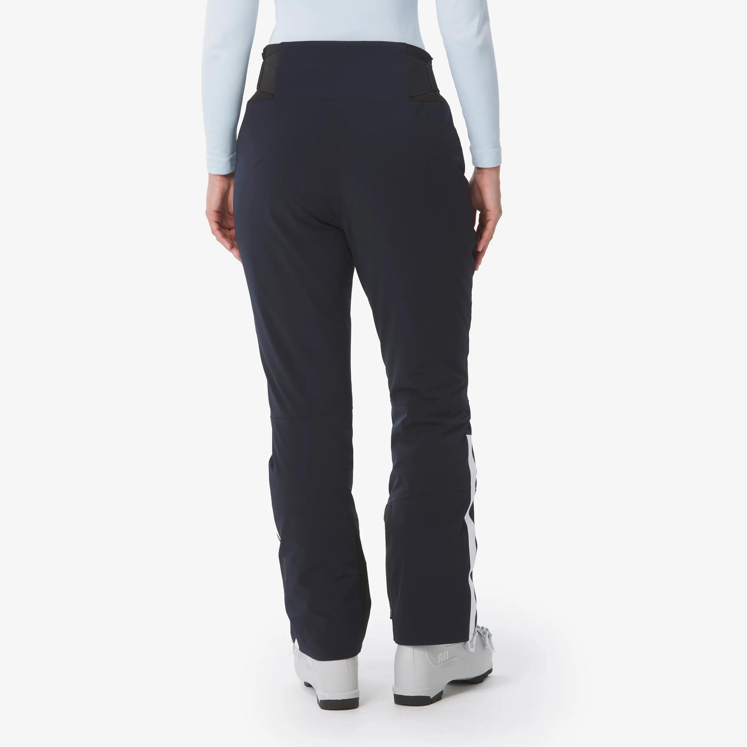 Pantalons d'esquí impermeable dona SKP 900 blau fosc  7/15