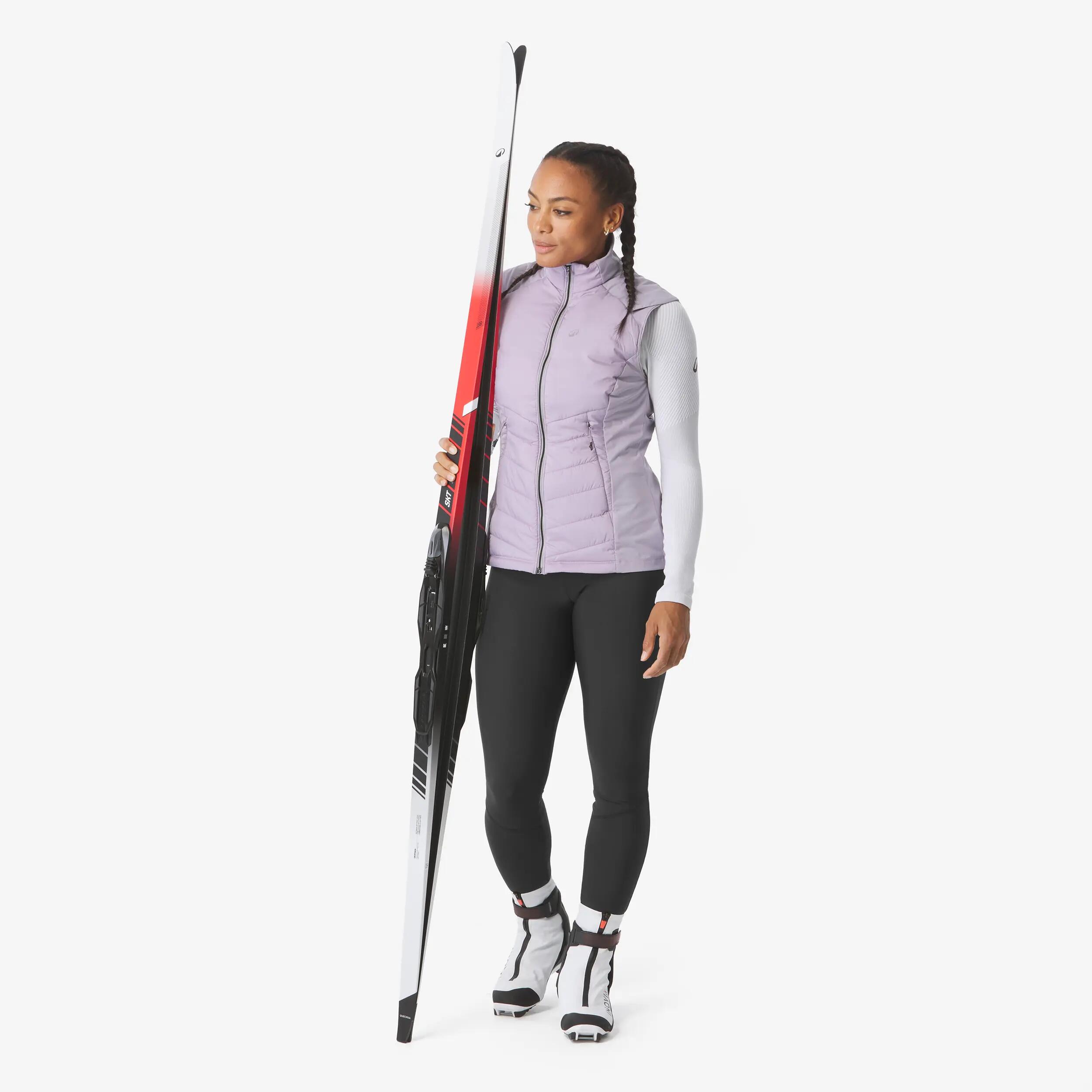 Collant de ski de fond chaud femme, XCS 100 3/5