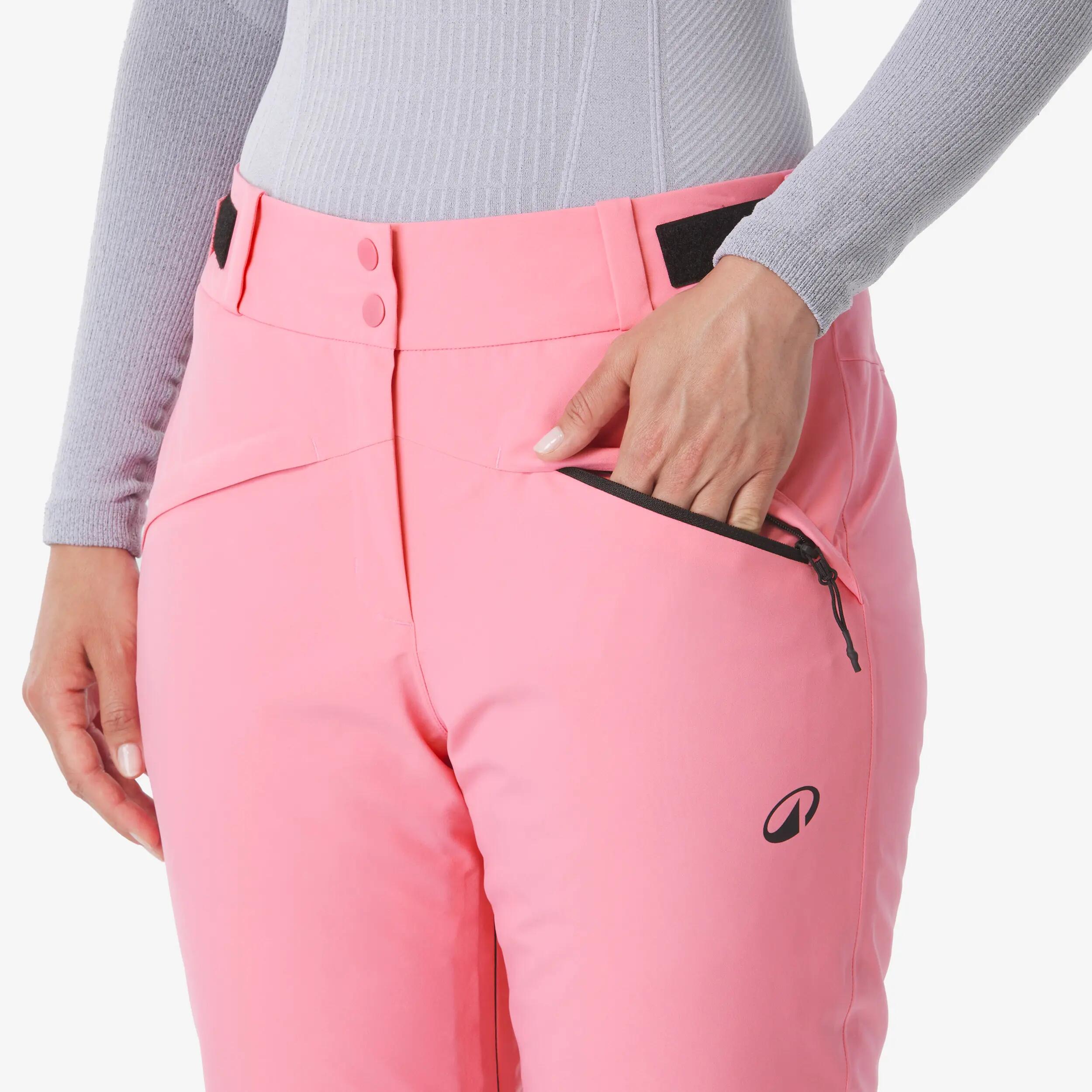 Skibroek 500 voor dames roze 9/14