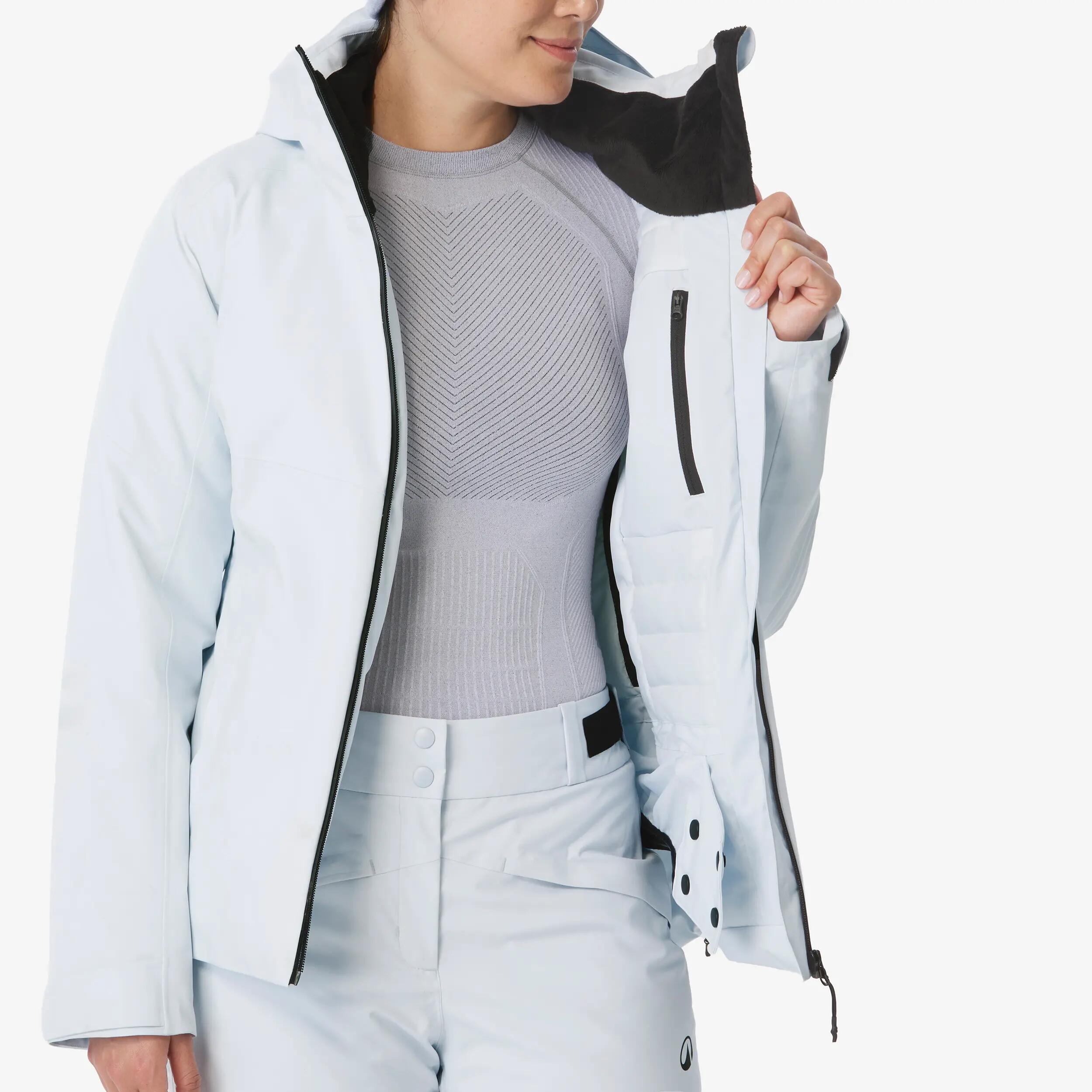 Kurtka narciarska i snowboardowa damska Quechua 500 12/24