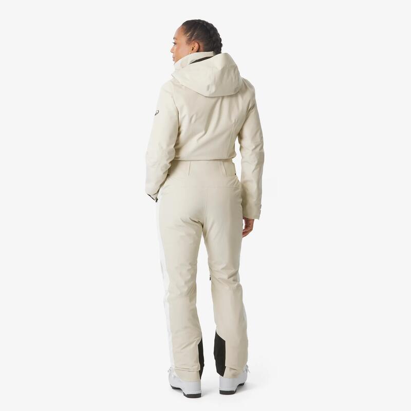 Kadın Kayak/Snowboard Tulumu - Bej - Suit 500