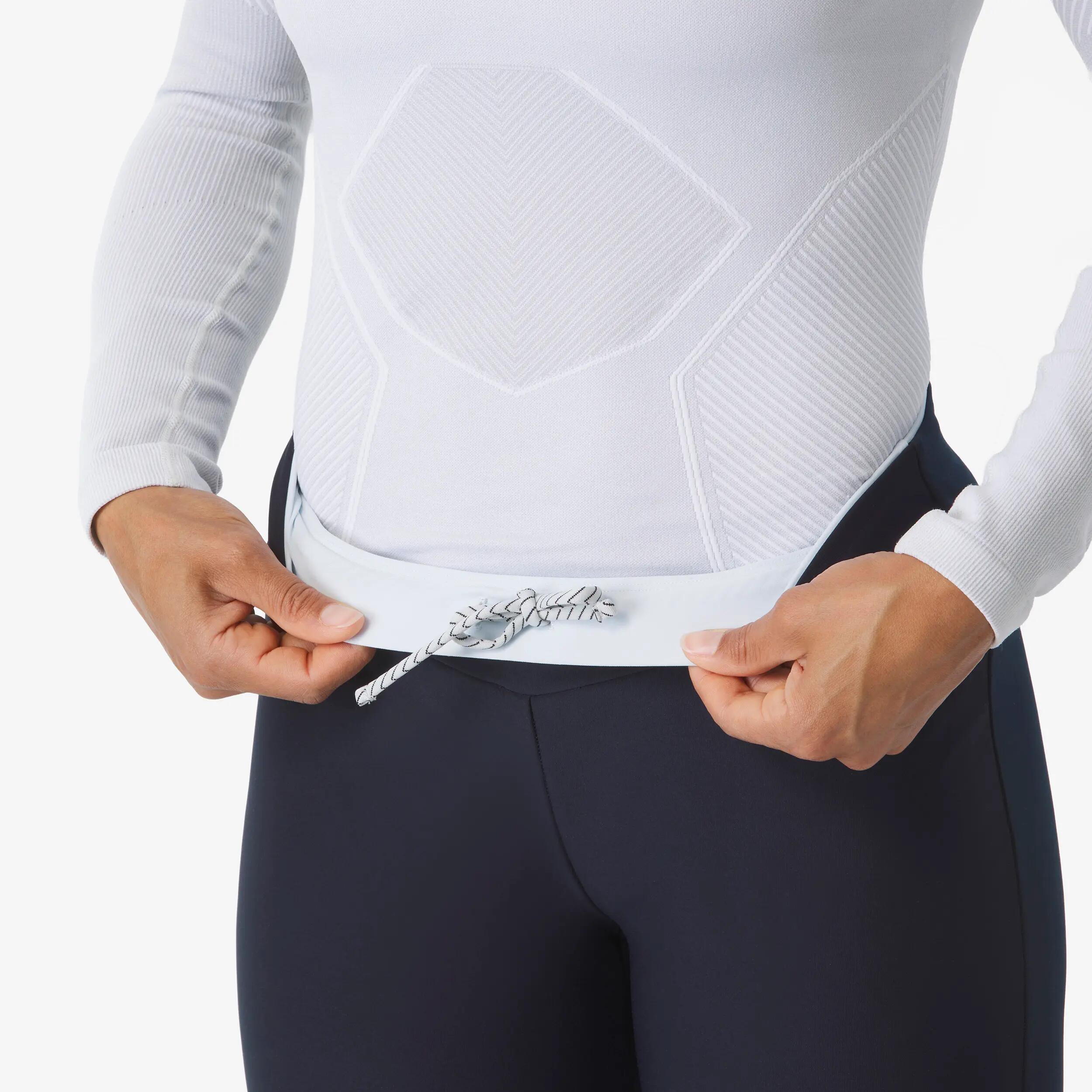 Collant de ski de fond coupe-vent femme, 500 7/7