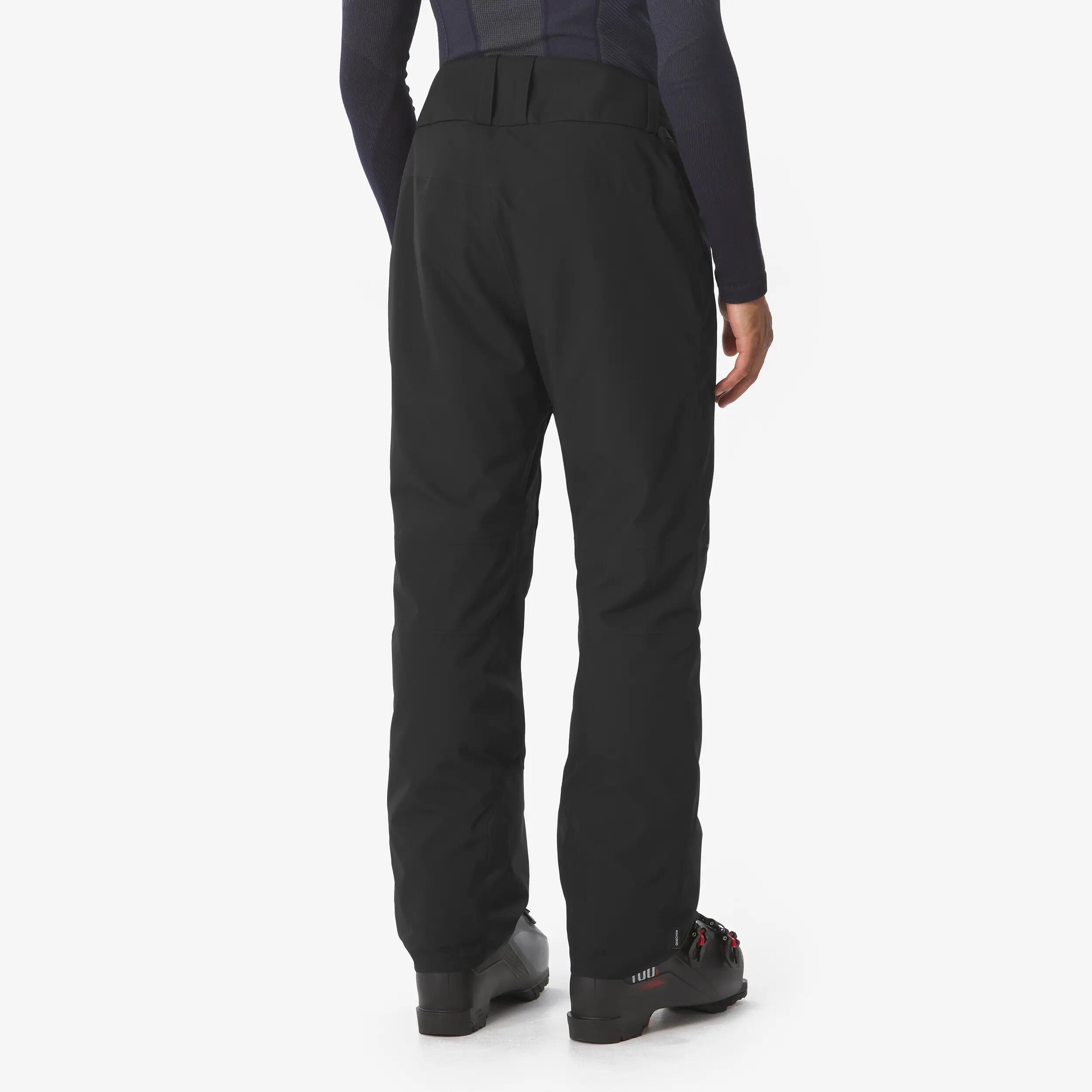 Pantaloni sci uomo 100 neri 8/24