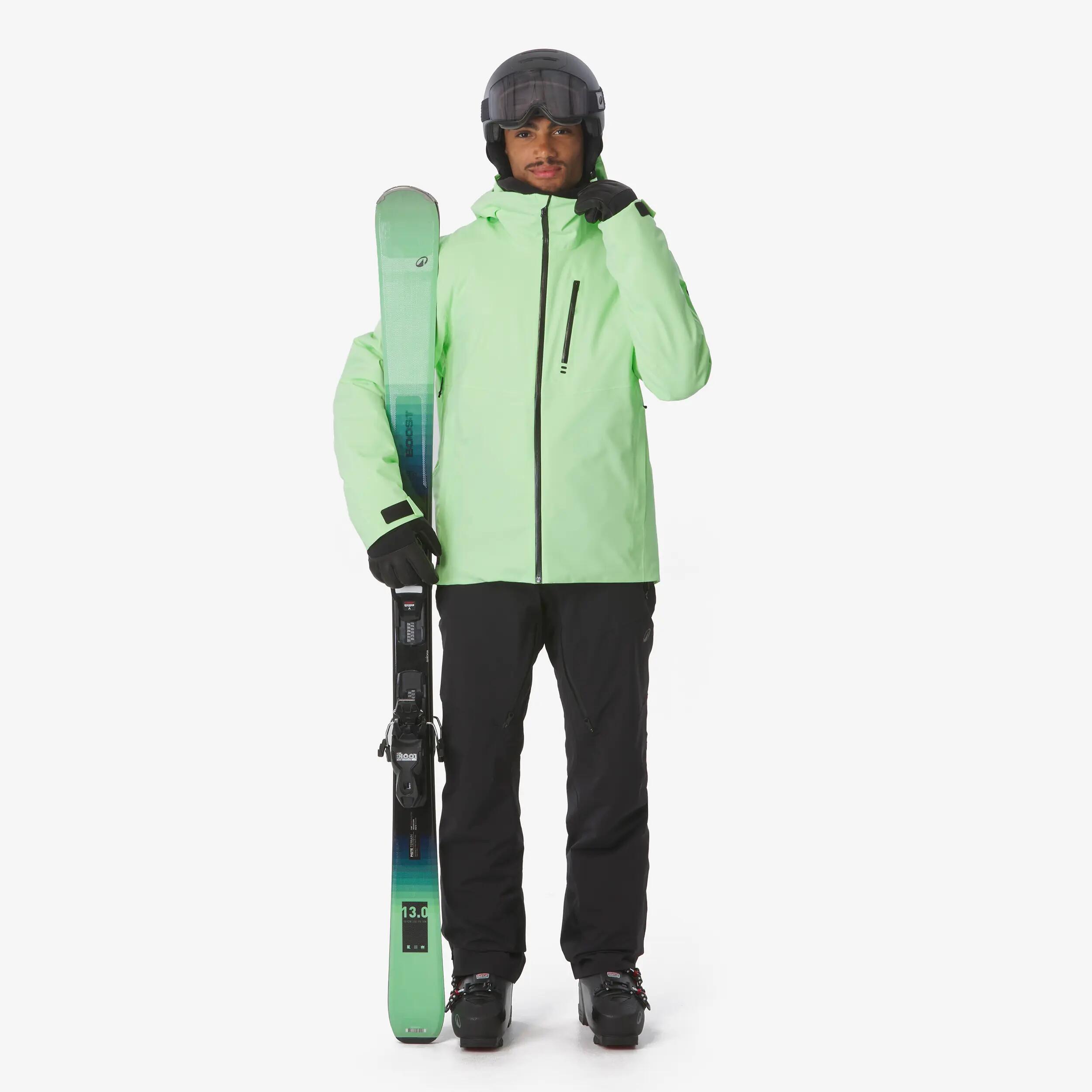 Pantaloni sci uomo 100 neri 7/24