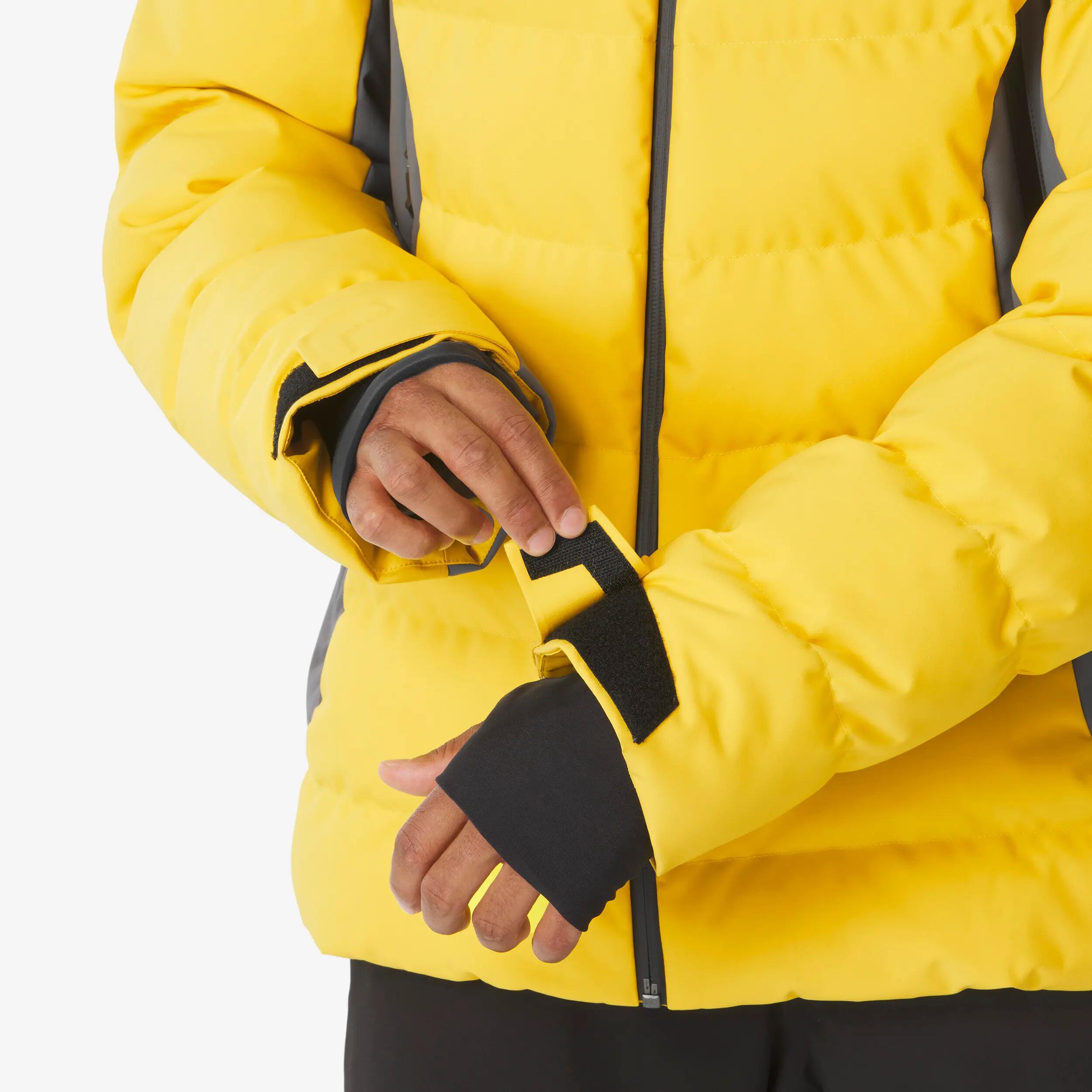 Veste de ski chaude et imperméable homme, Colmar Easy On jaune 8/11