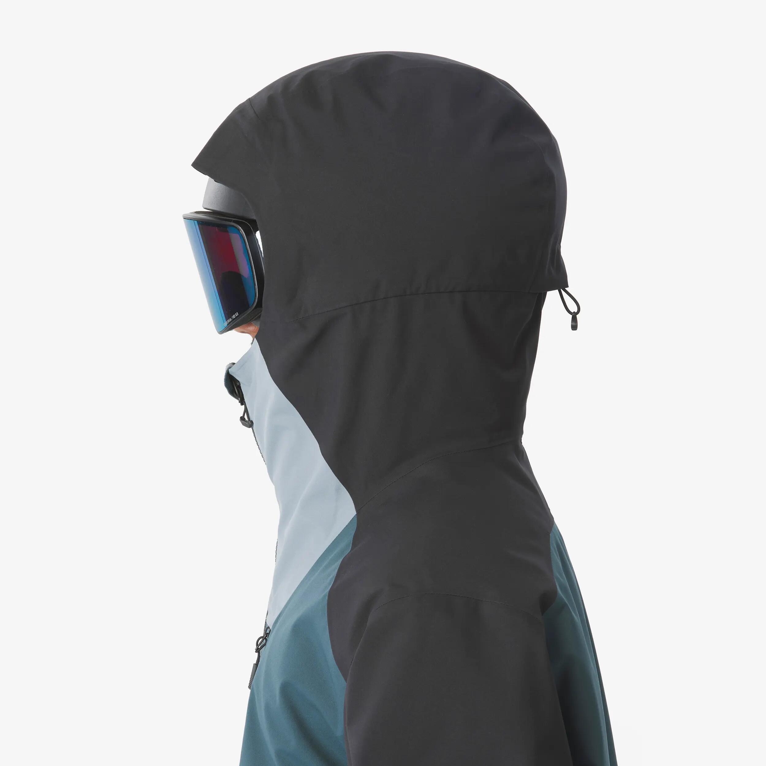 Pánská prodyšná hřejivá lyžařská a snowboardová bunda 500 AM 6/25
