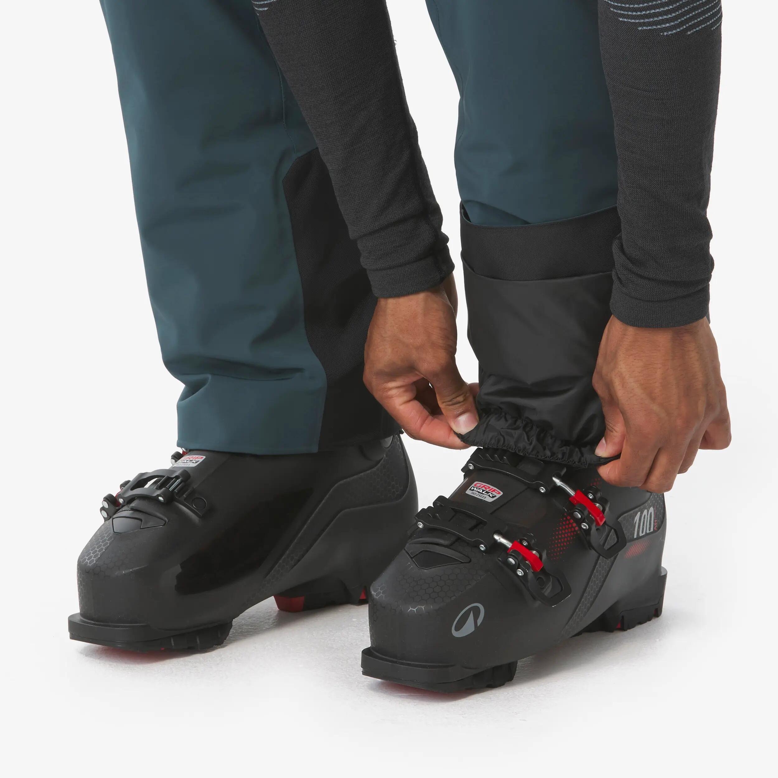 Calças Impermeáveis de Ski Homem SKP 900 Verde/Preto 9/21