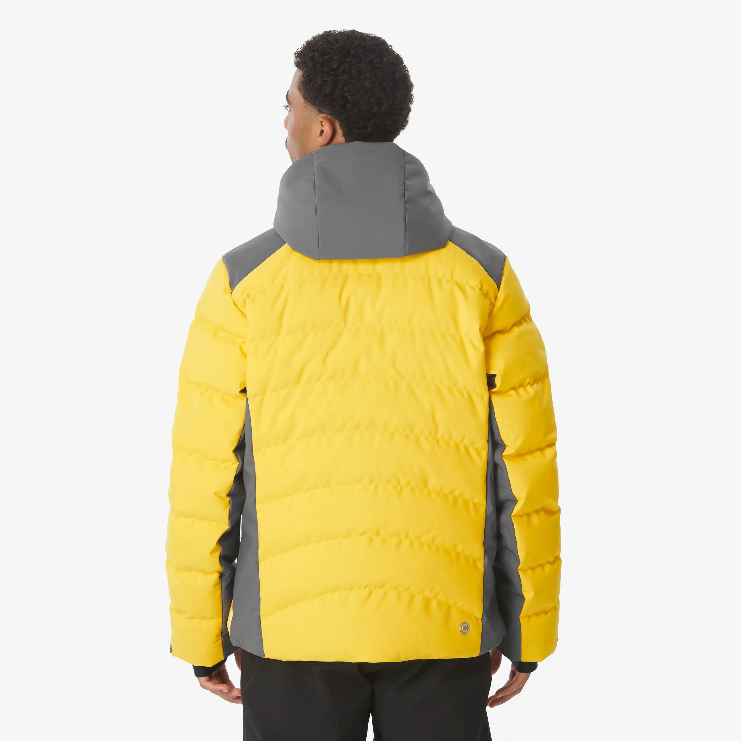 Veste de ski chaude et imperméable homme, Colmar Easy On jaune 6/11