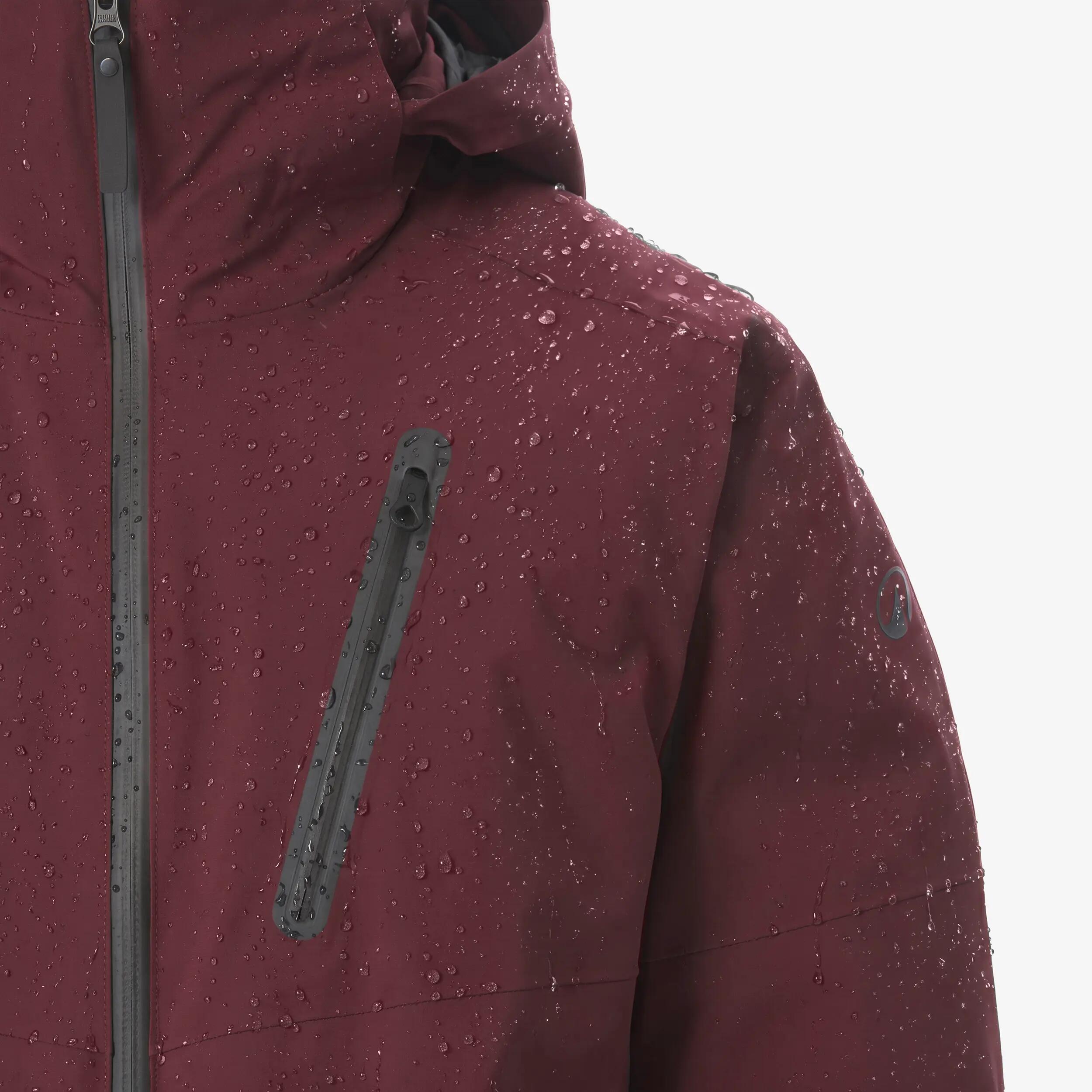 Jaqueta d'esquí impermeable i transpirable home SKP 900, bordeus  19/30