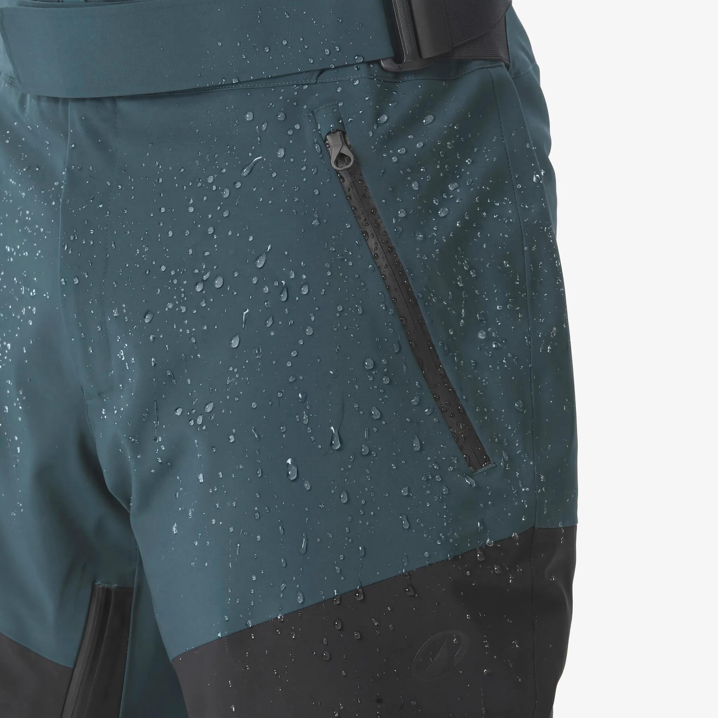 Calças Impermeáveis de Ski Homem SKP 900 Verde/Preto 10/21