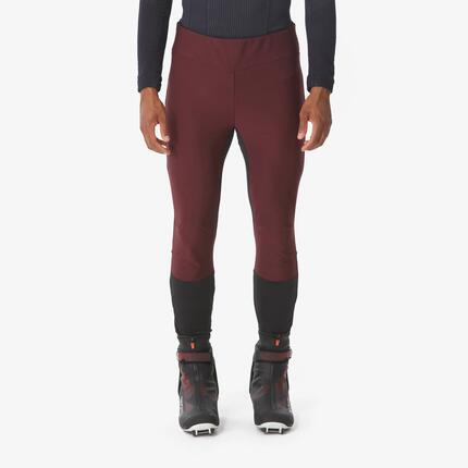 Collant de ski de fond coupe-vent homme, 500 noir kaki