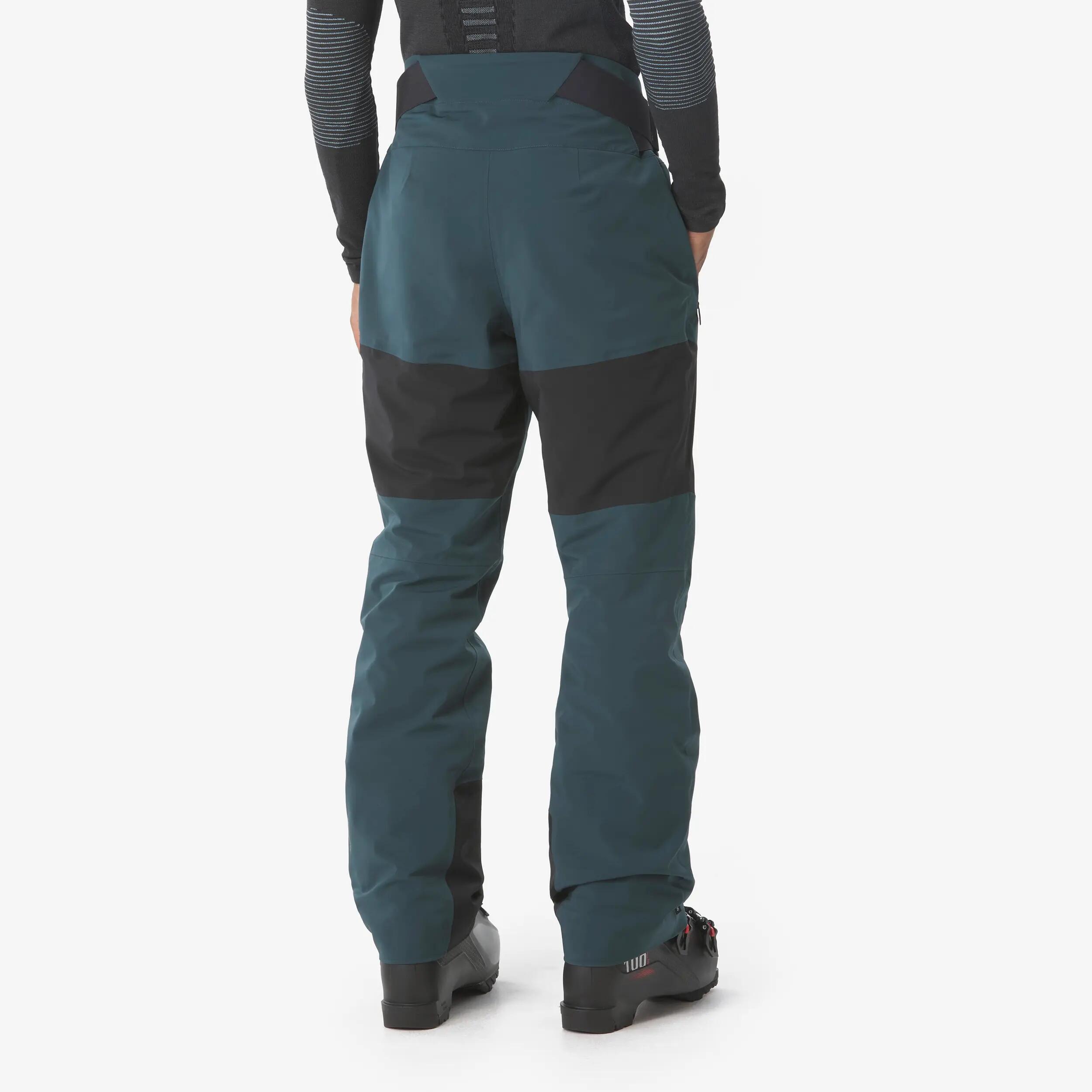 Calças Impermeáveis de Ski Homem SKP 900 Verde/Preto 4/21