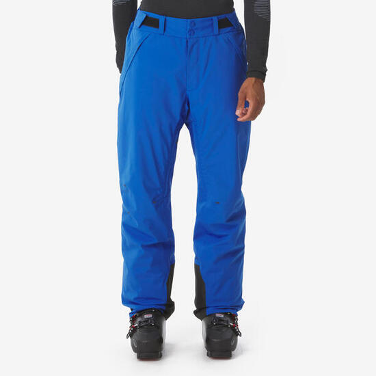 Pantalon de ski et de snowboard imperméable homme, 500 bleu