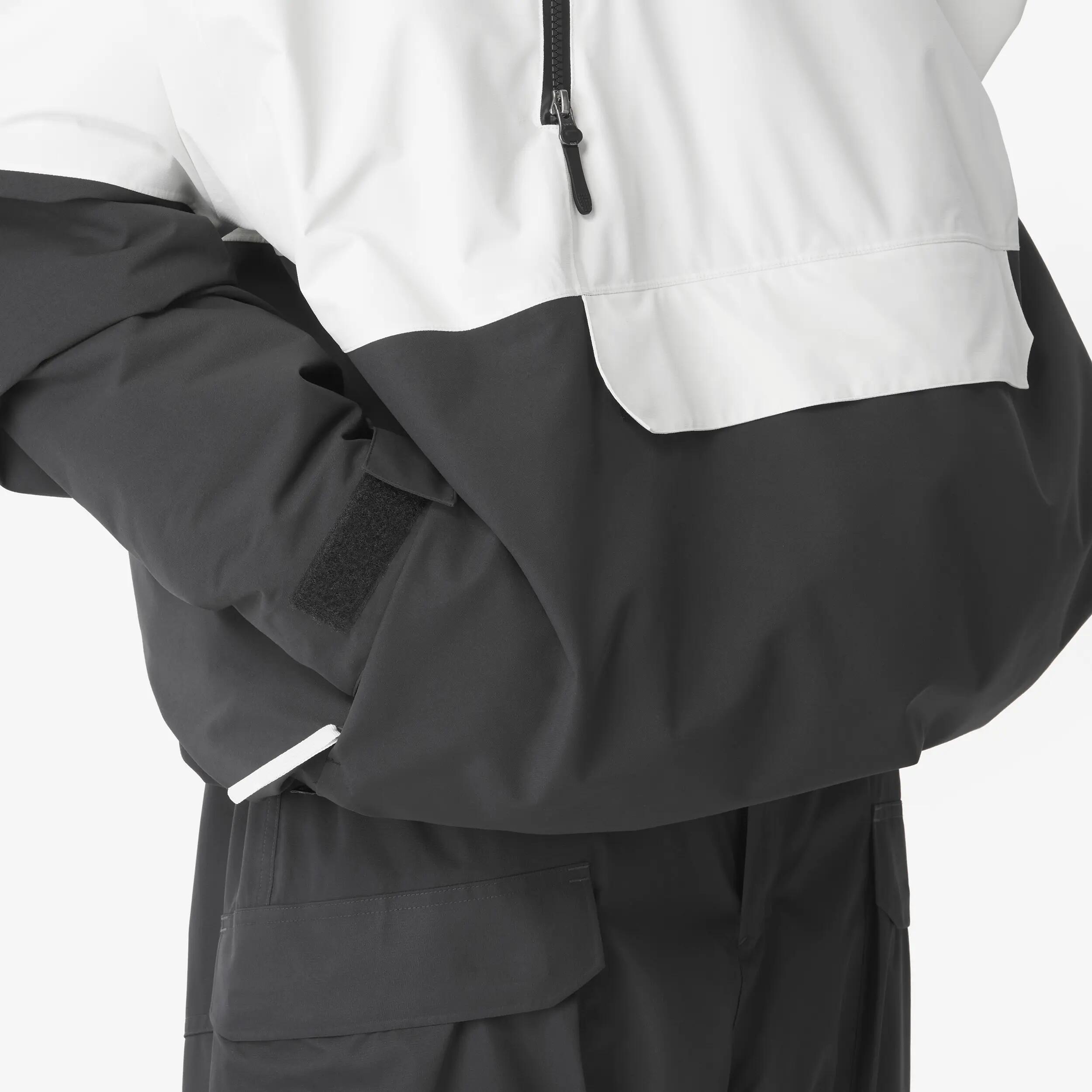 Giacca sci uomo ANORAK 500 nera e beige 14/30