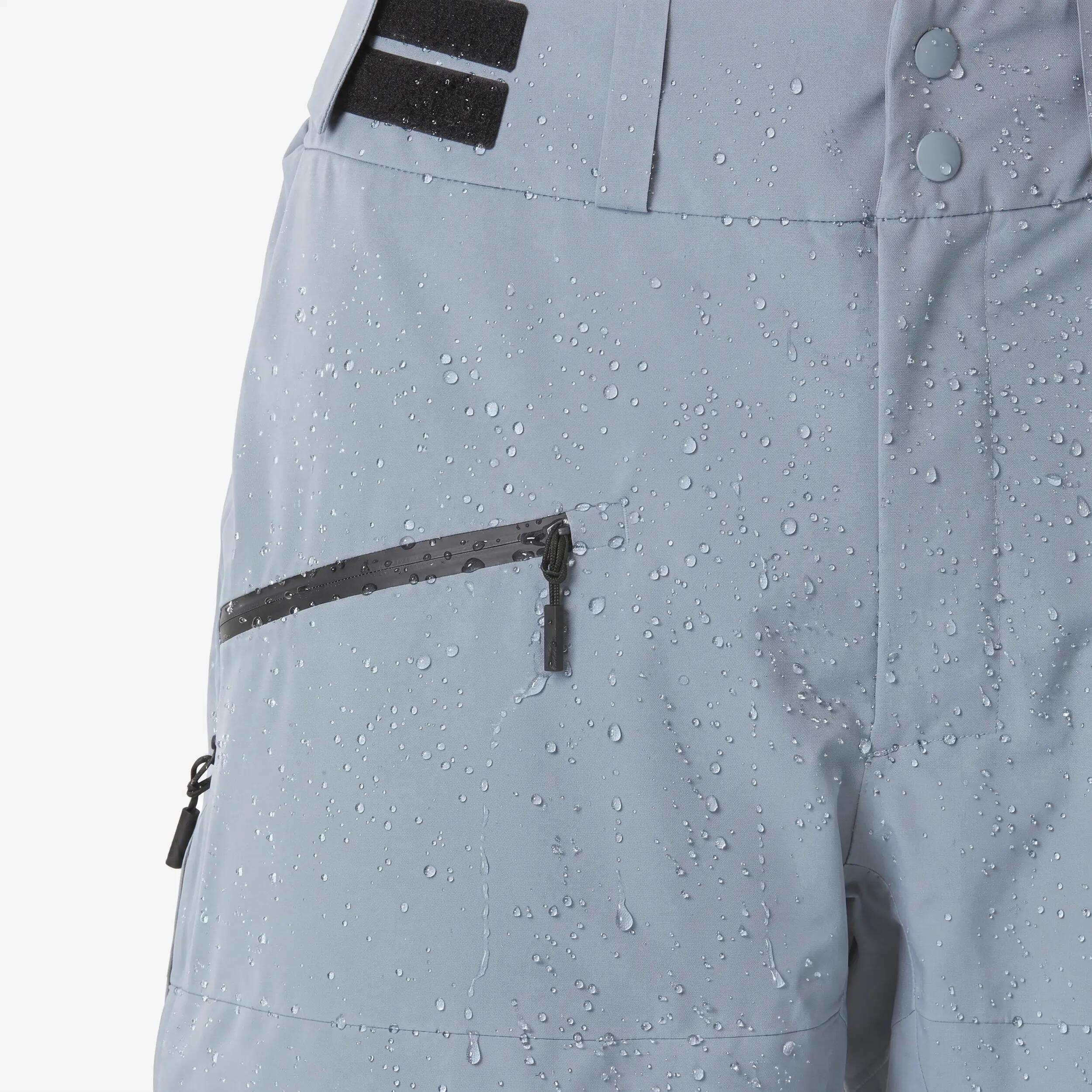 Pantalón de esquí y snowboard impermeable y transpirable hombre, gris  14/15