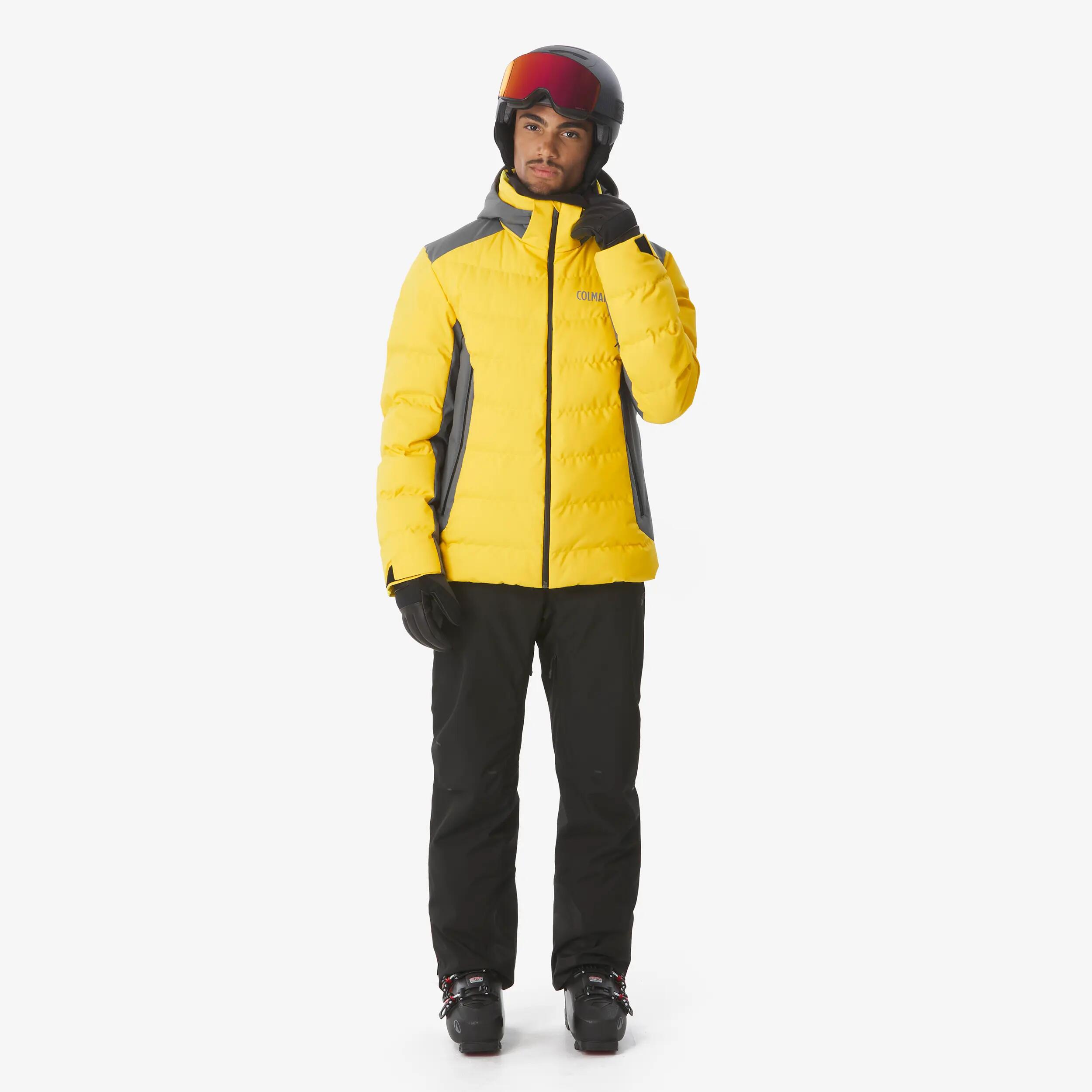 Veste de ski chaude et imperméable homme, Colmar Easy On jaune 4/11