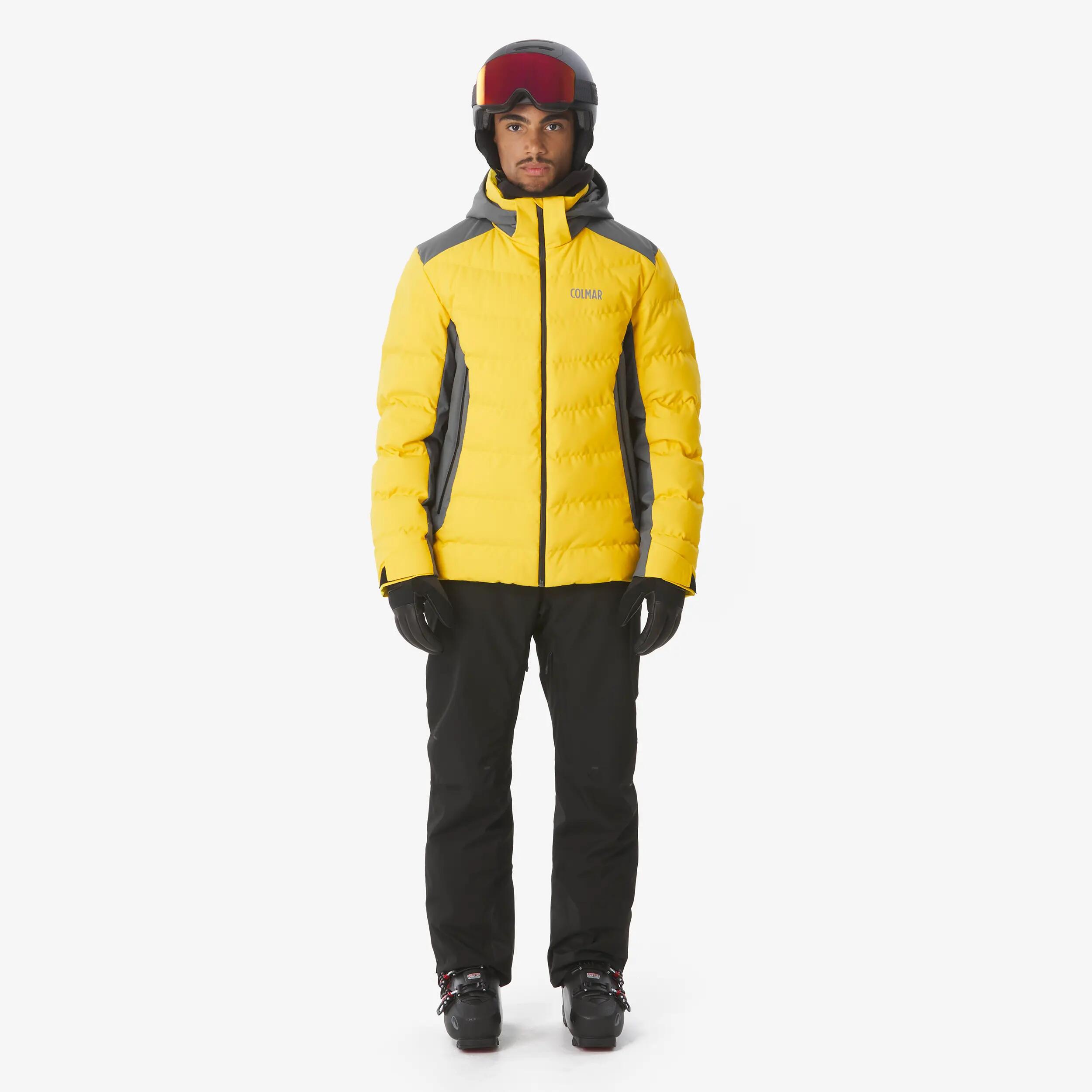 Veste de ski chaude et imperméable homme, Colmar Easy On jaune 3/11