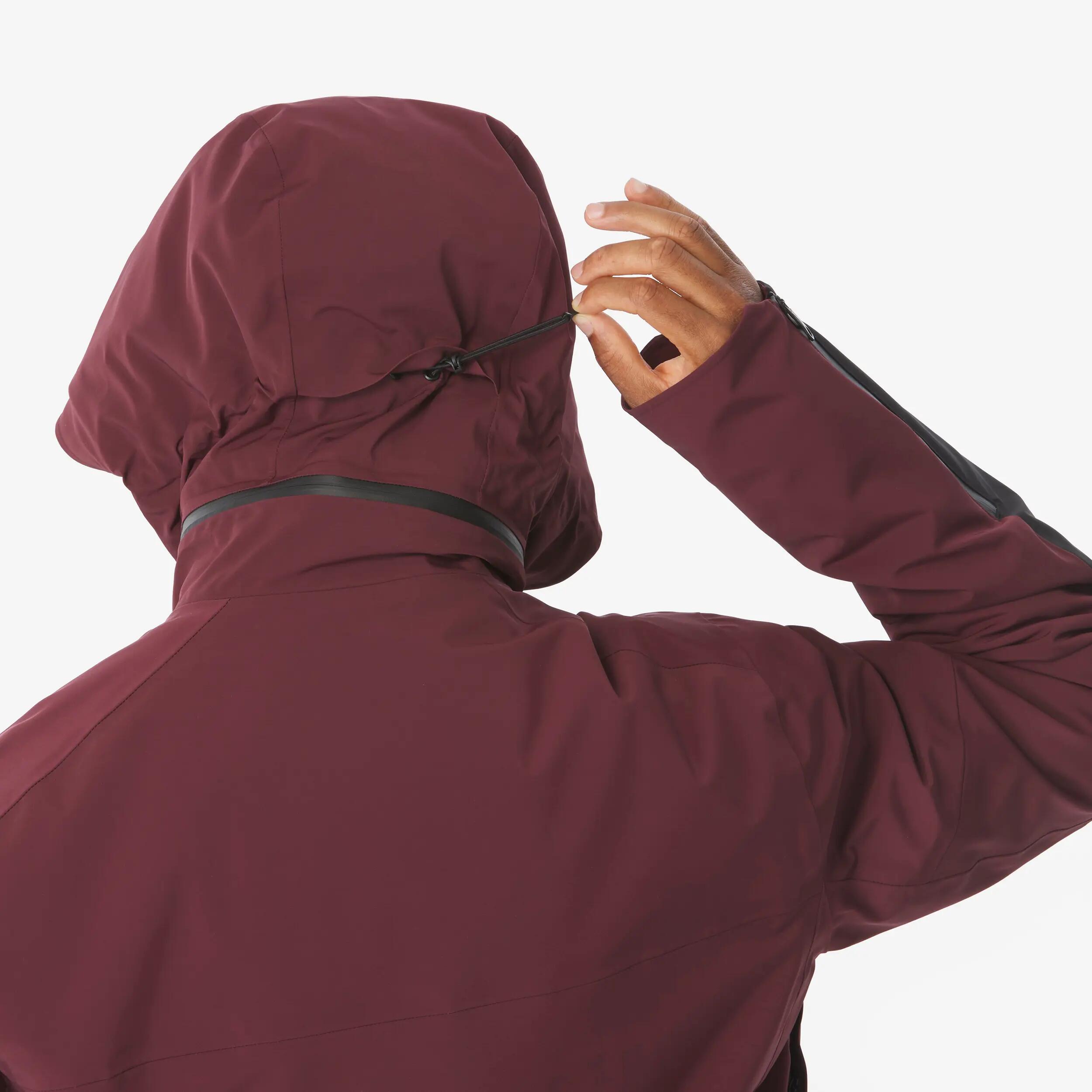 Jaqueta d'esquí impermeable i transpirable home SKP 900, bordeus  10/30