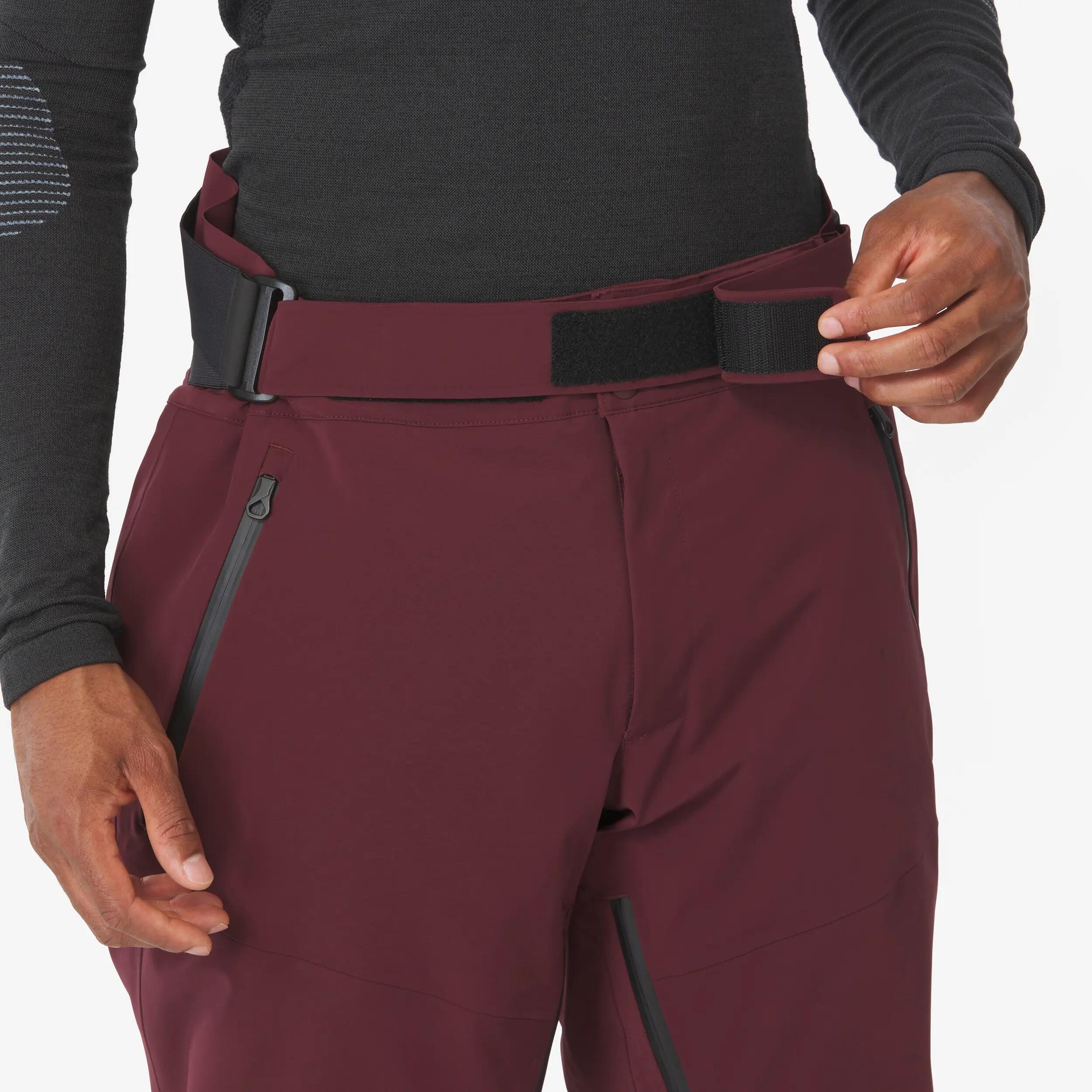 Calças Impermeáveis de Ski Homem SKP 900 Bordô 7/23
