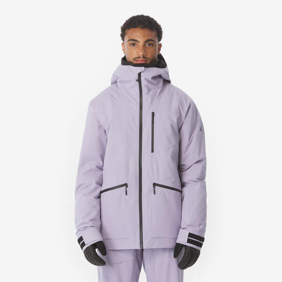 Skijacke Snowboardjacke Herren warm atmungsaktiv Allmountain - AM 500 grün