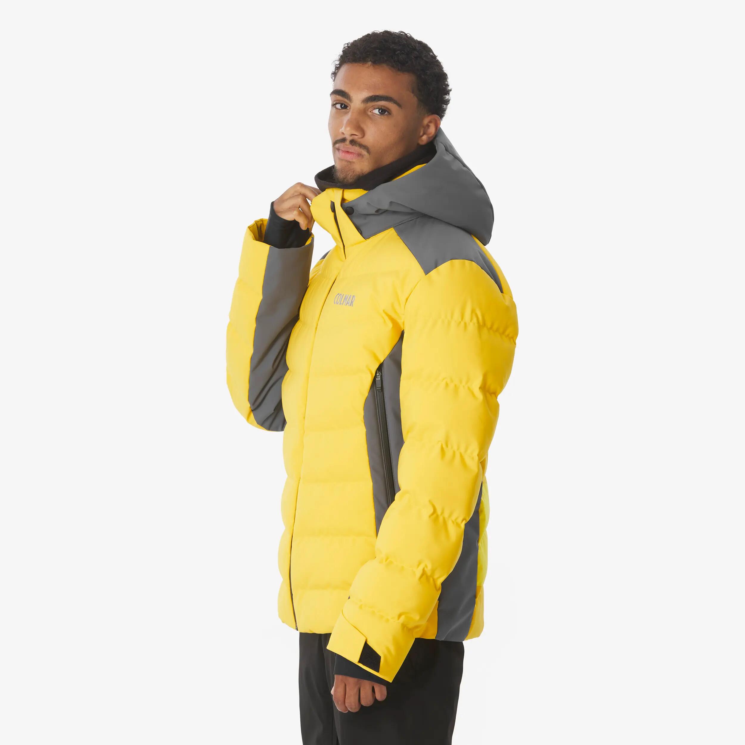 Veste de ski chaude et imperméable homme, Colmar Easy On jaune 5/11