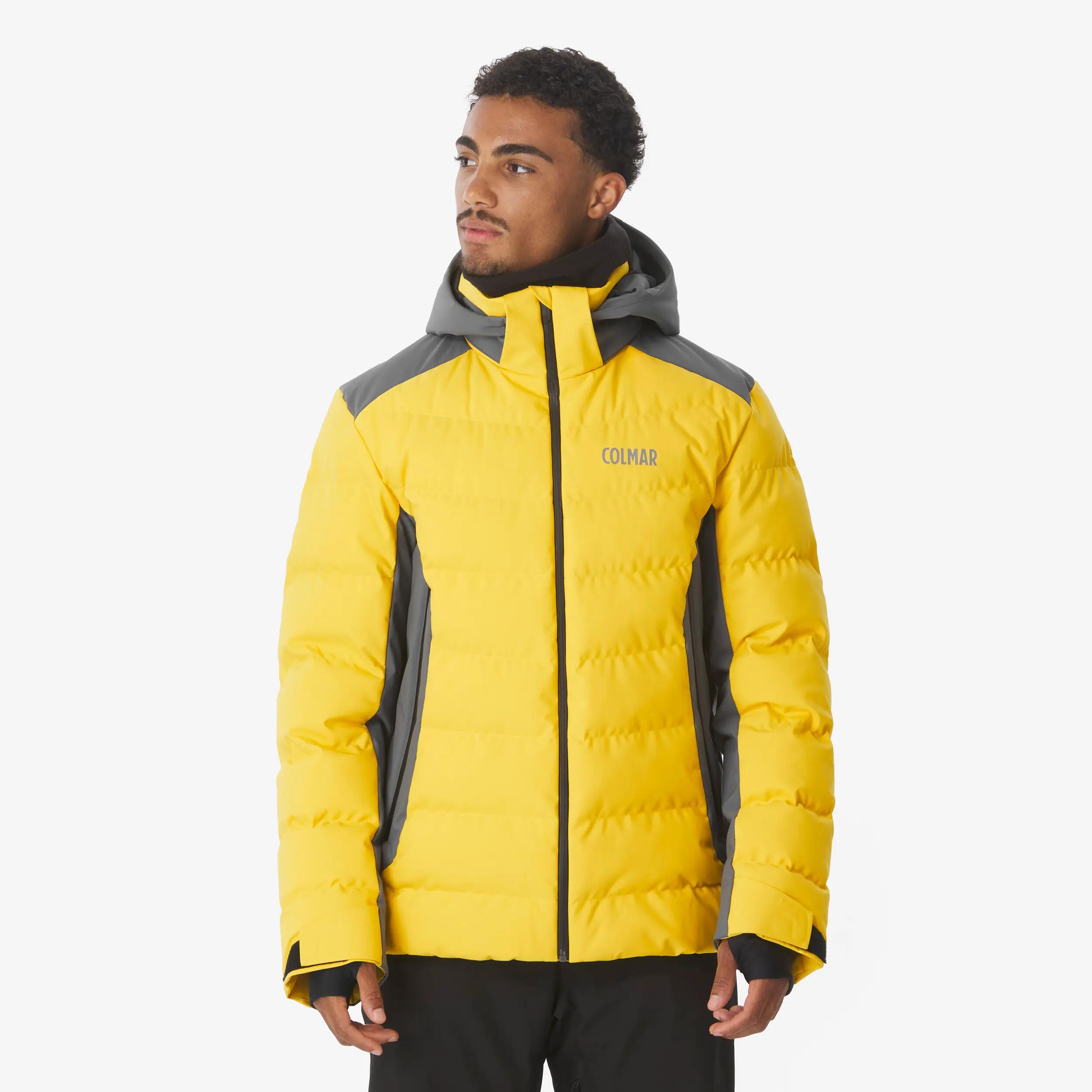 Veste de ski chaude et imperméable homme, Colmar Easy On jaune 1/11