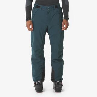 Men Waterproof Ski & Snowboard Trousers - Warm With Gaiters Upto -6°C