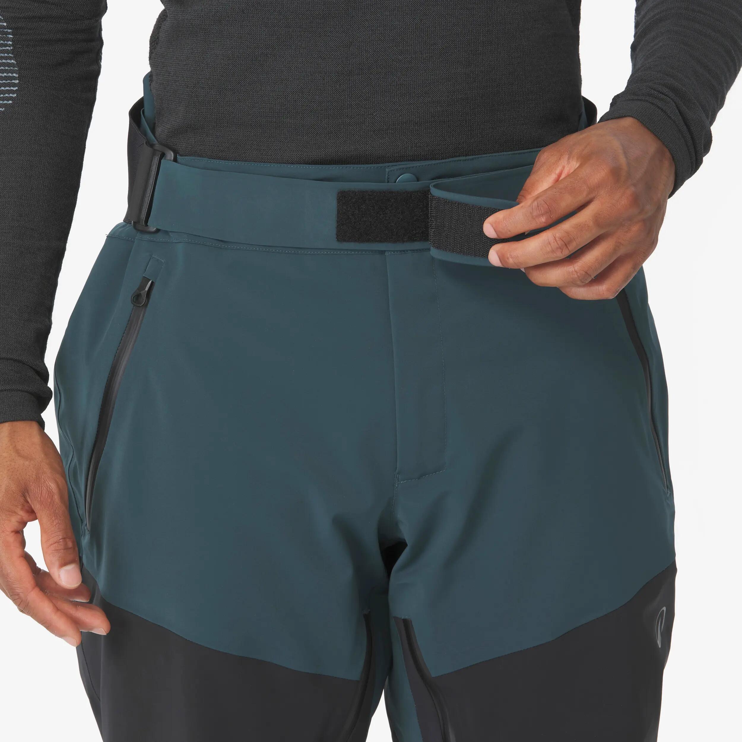 Calças Impermeáveis de Ski Homem SKP 900 Verde/Preto 6/21