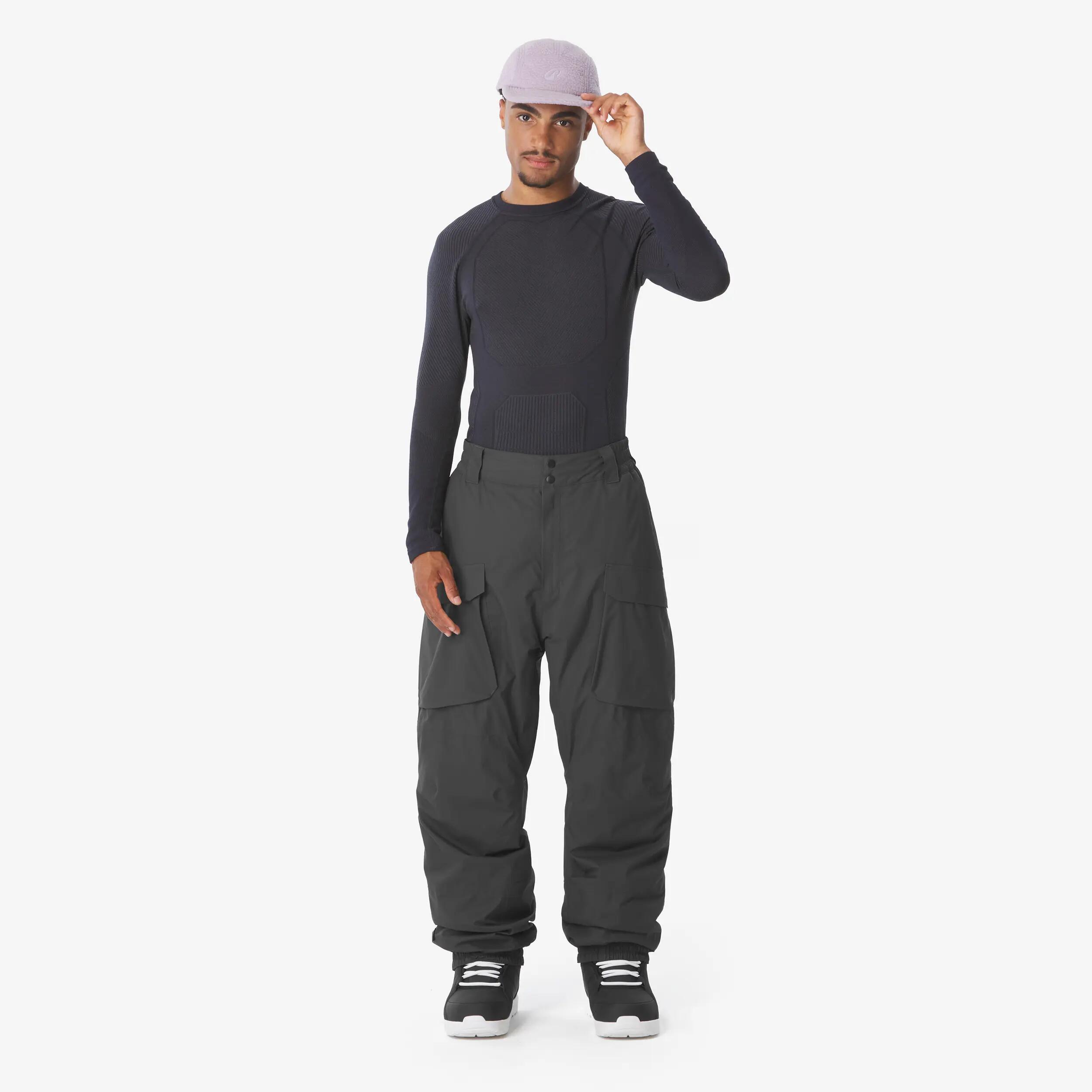 Oversized Ski and Snowboard Pants, 500 Pad 3/31