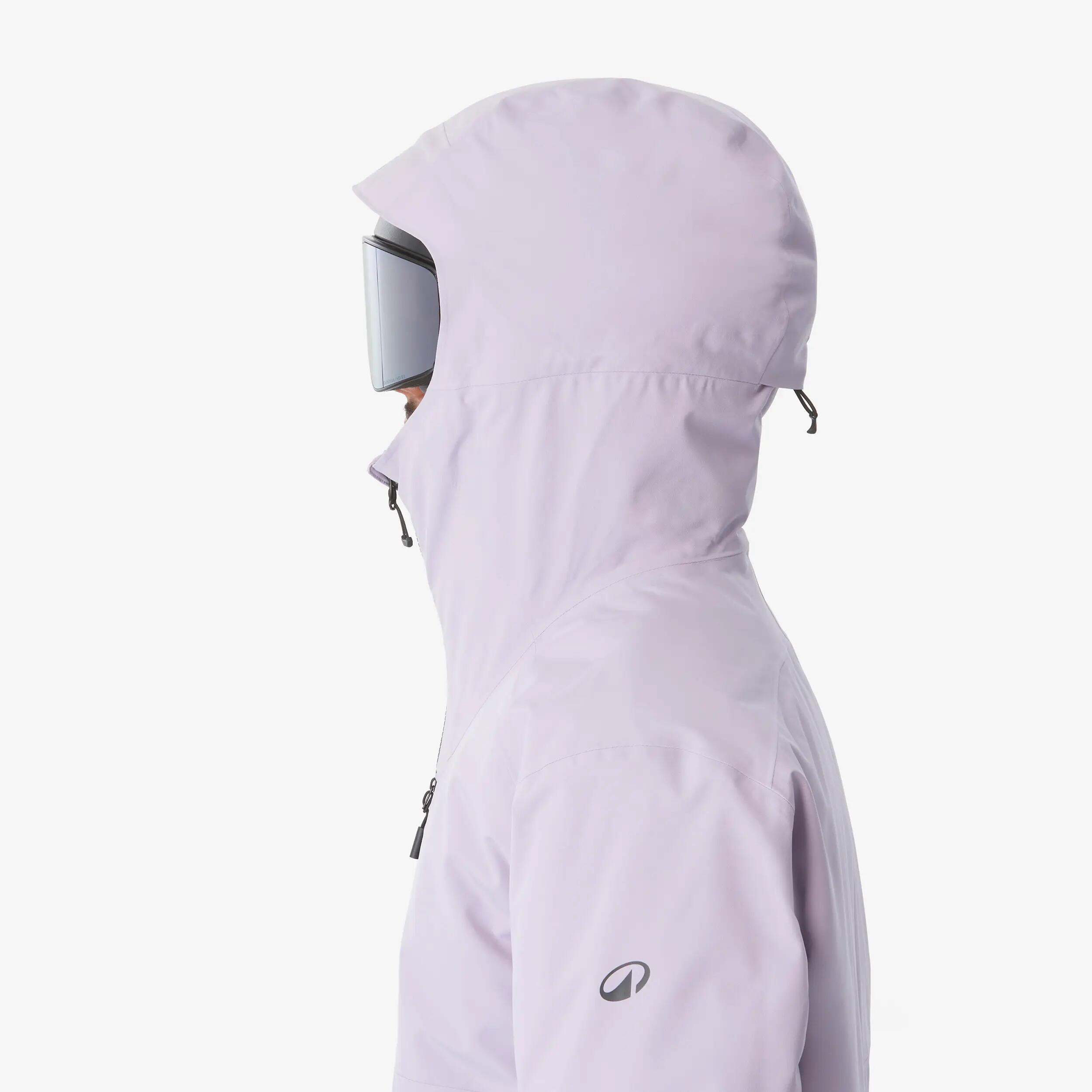 Pánská prodyšná hřejivá lyžařská a snowboardová bunda 500 AM 6/25