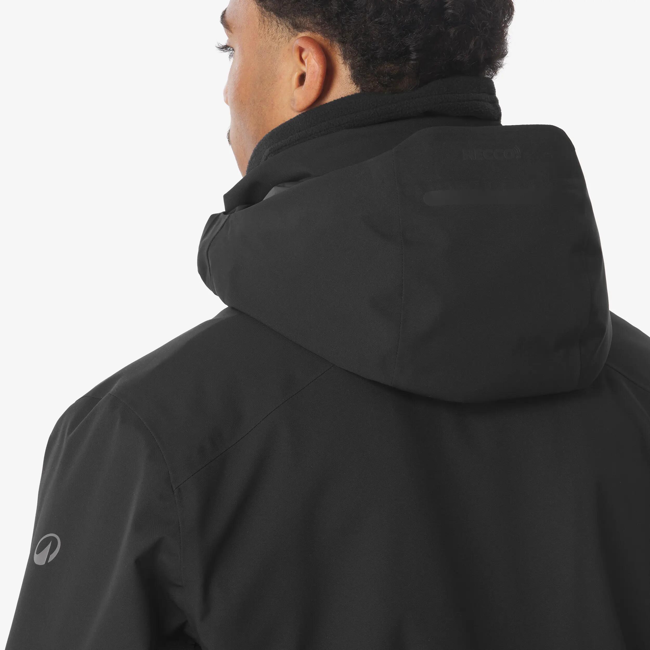 Giacca sci uomo 500 nera 6/23