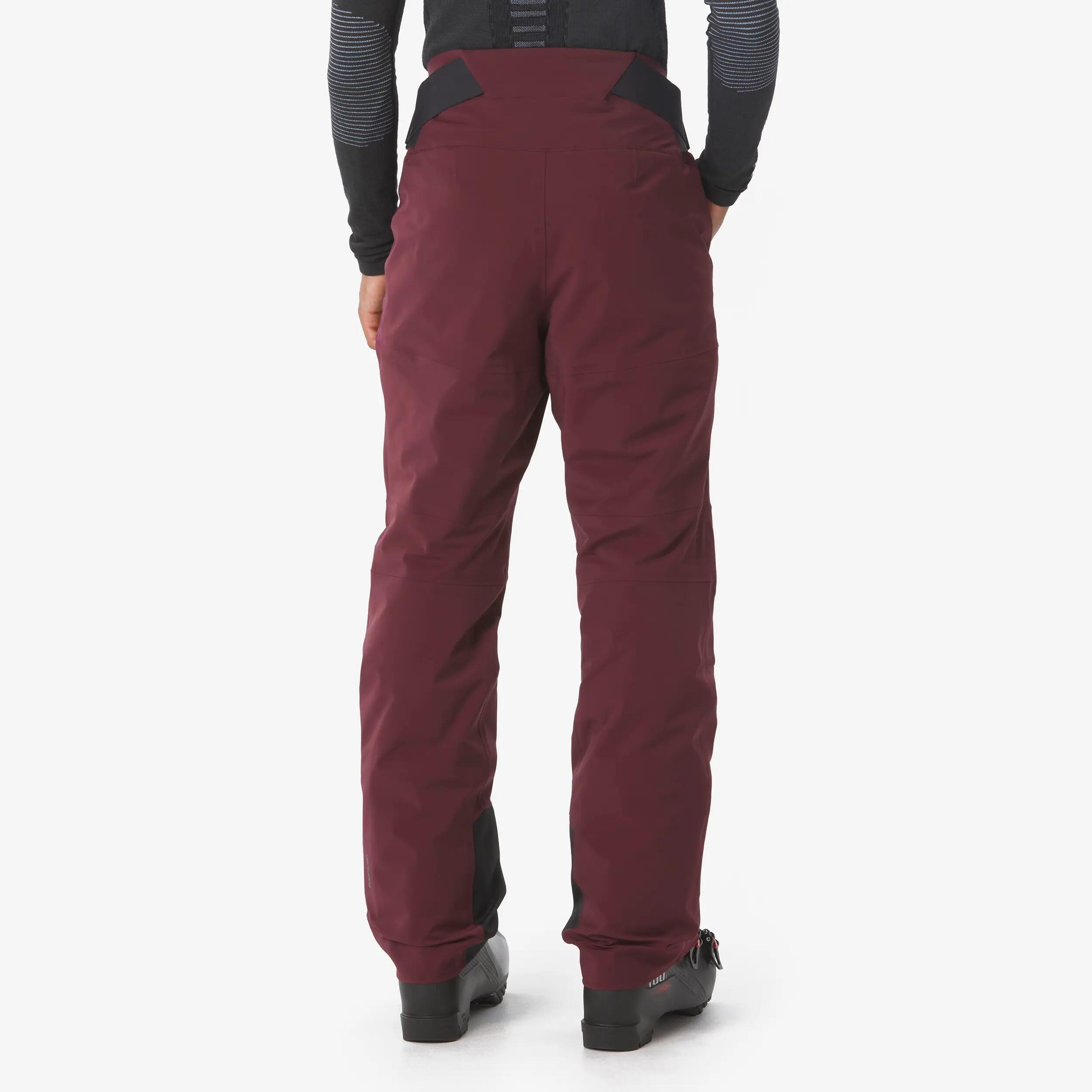 Calças Impermeáveis de Ski Homem SKP 900 Bordô 5/23
