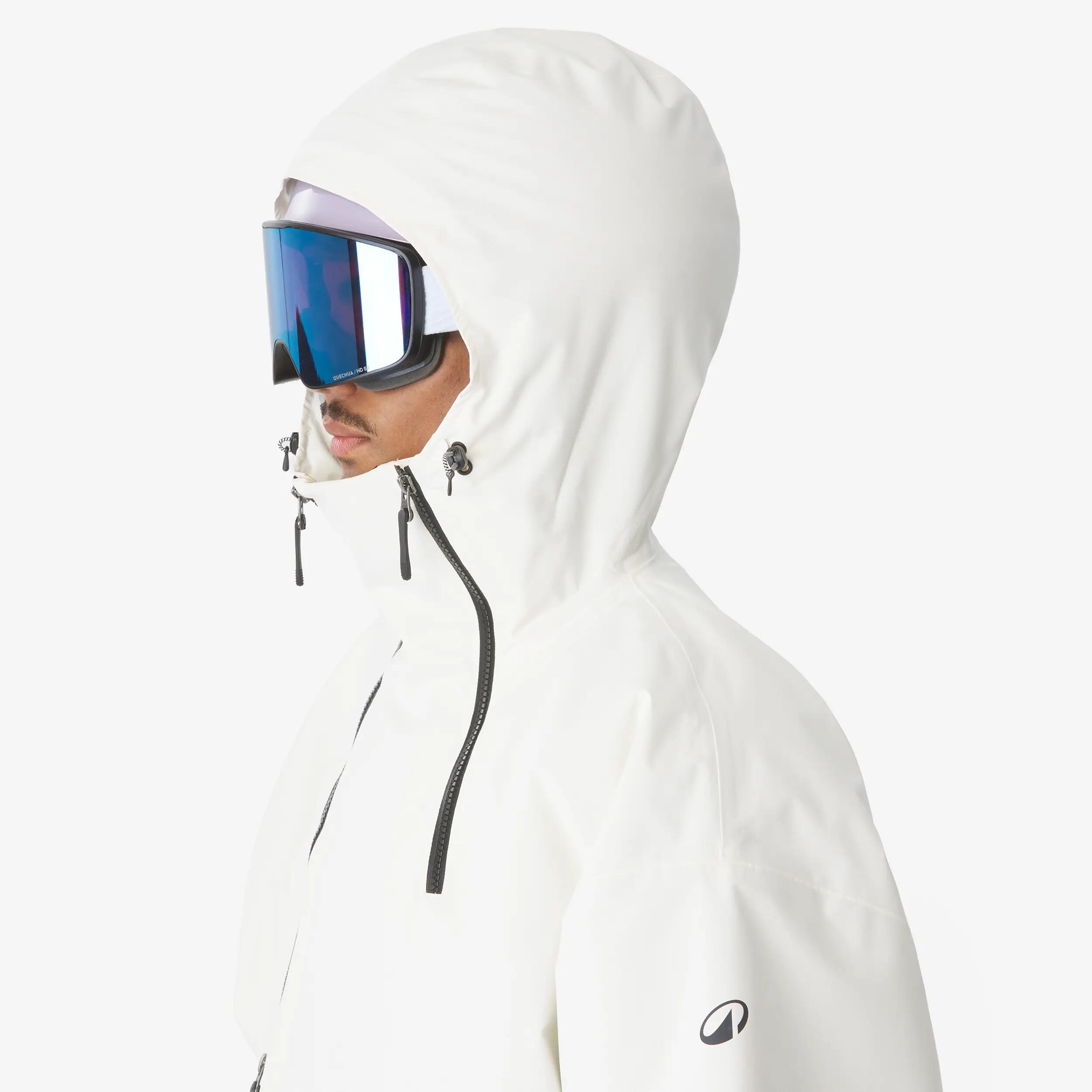 Giacca sci uomo ANORAK 500 nera e beige 9/30