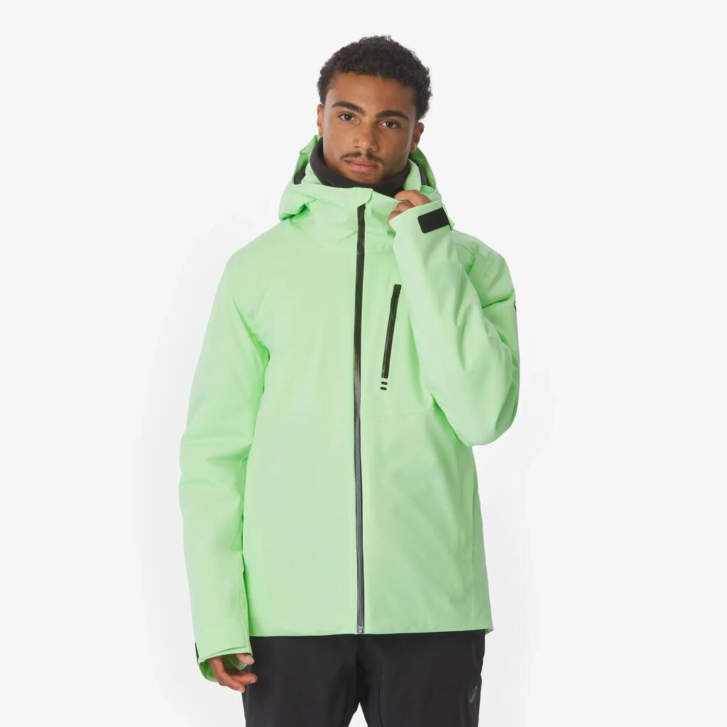 Men’s waterproof ski and snowboard jacket, 500 Aniseed