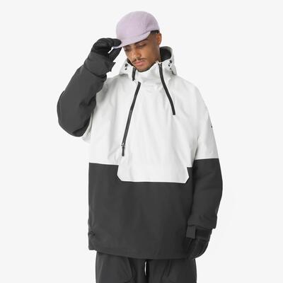 Jack anorak 500 voor heren zwart en beige