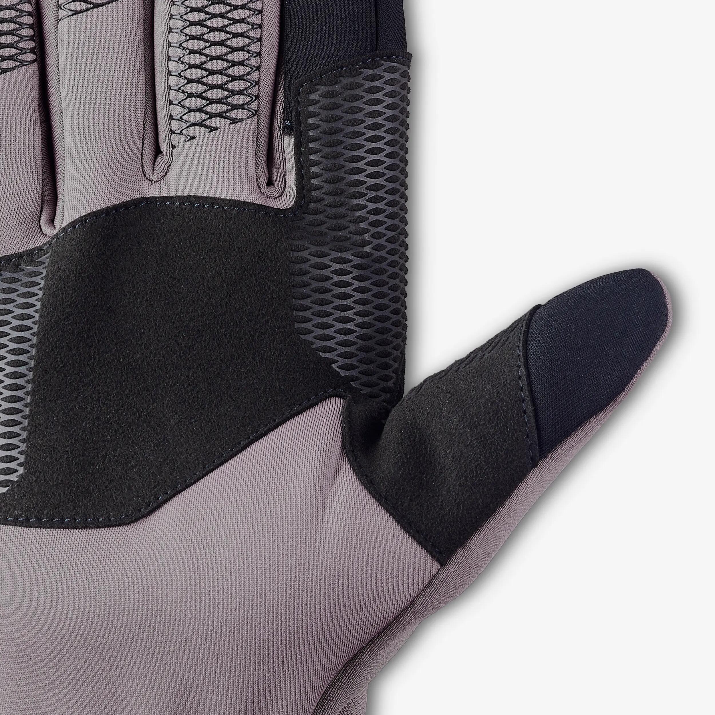 Warm, stretchy trekking gloves, Wilder Brown -  3