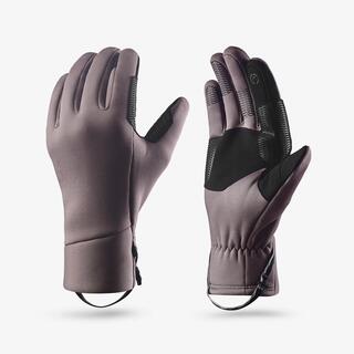 Adult Trekking Warm Touchscreen Winter Gloves - MT500 Brown