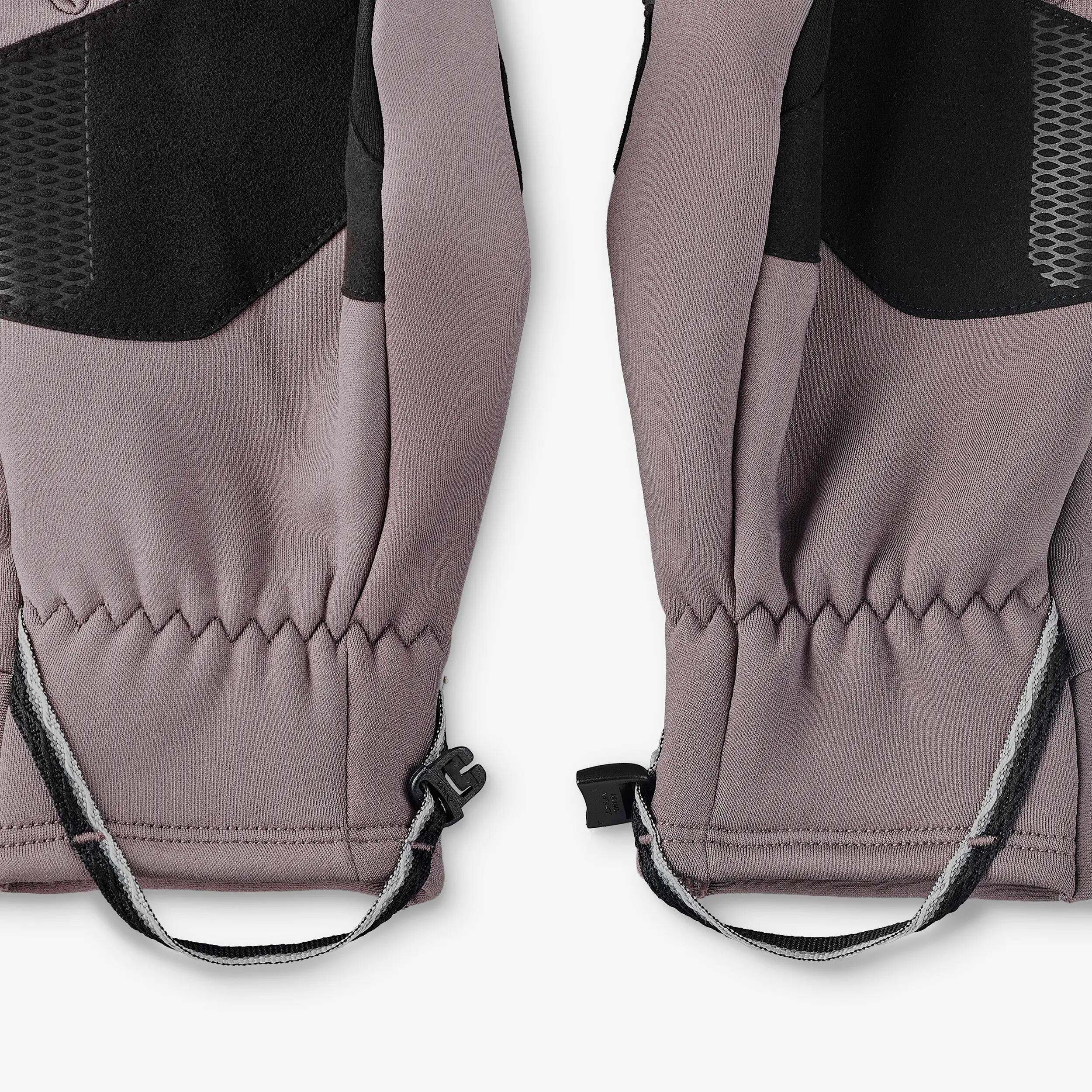 Warm, stretchy trekking gloves, Wilder Brown -  4