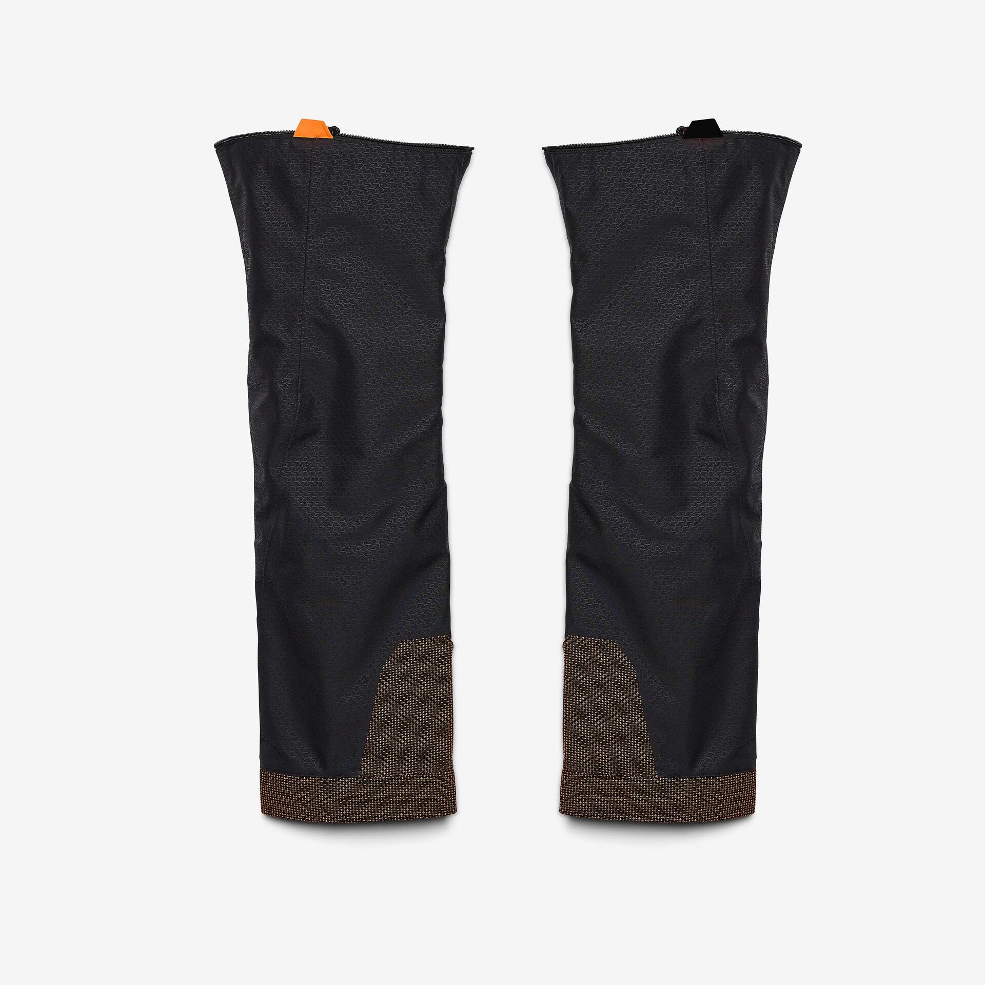 Jambières amovibles sur le pantalon Supertrack 1200 Solognac