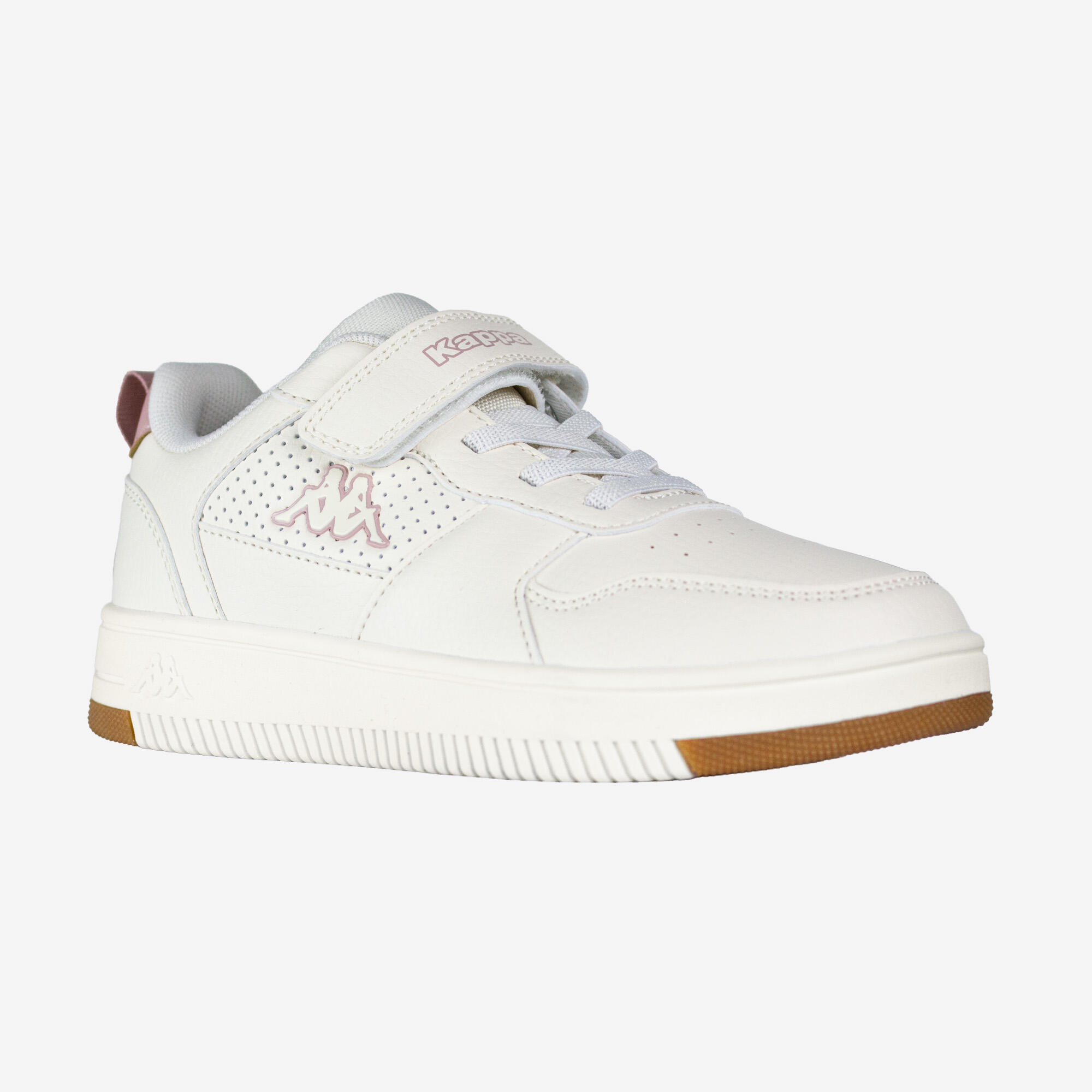 Chaussure de marche quotidienne confortables enfant, logo Falcon 2 beige 4/6