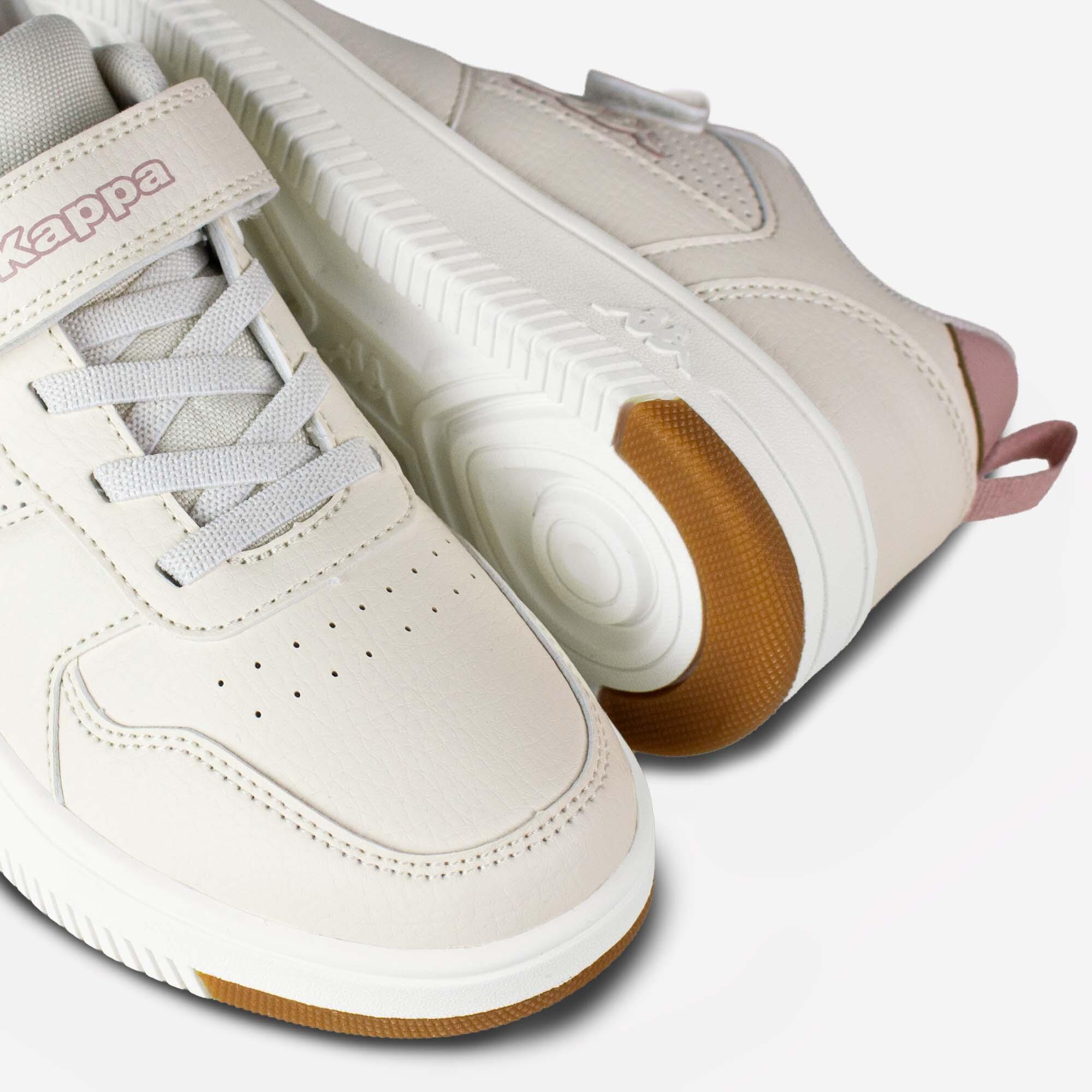 Chaussure de marche quotidienne confortables enfant, logo Falcon 2 beige 2/6