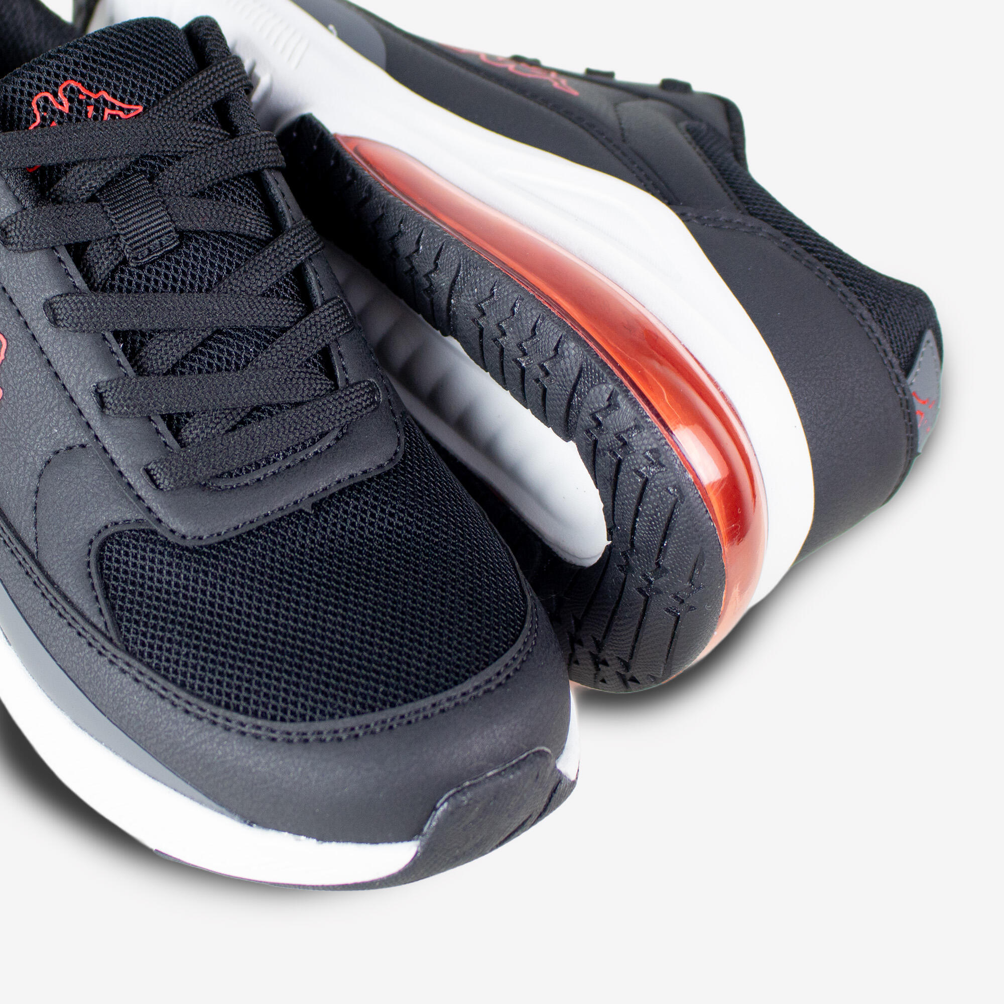 Chaussure de marche confortables et respirantes enfant, Logo Furon 2, noir 2/6